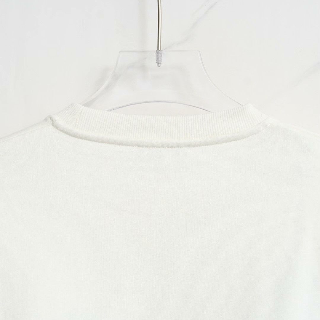 Dior Dior Unisex Gold Thread Embroidered Crewneck Sweatshirt Size US M / EU 48-50 / 2 - 5 Thumbnail