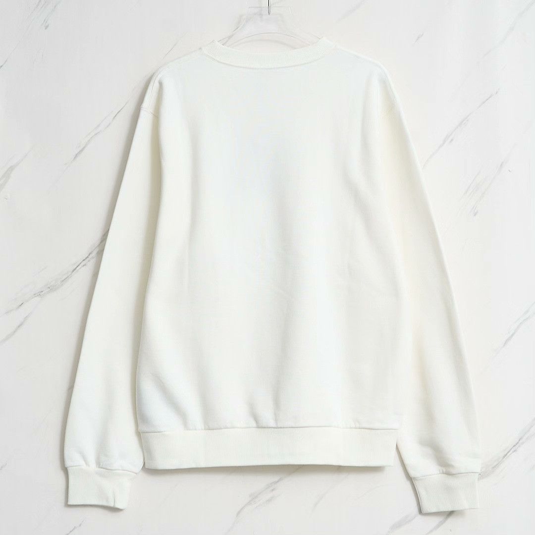 Dior Dior Men's Geometric Embroidery Crewneck Sweatshirt Size US XL / EU 56 / 4 - 5 Thumbnail