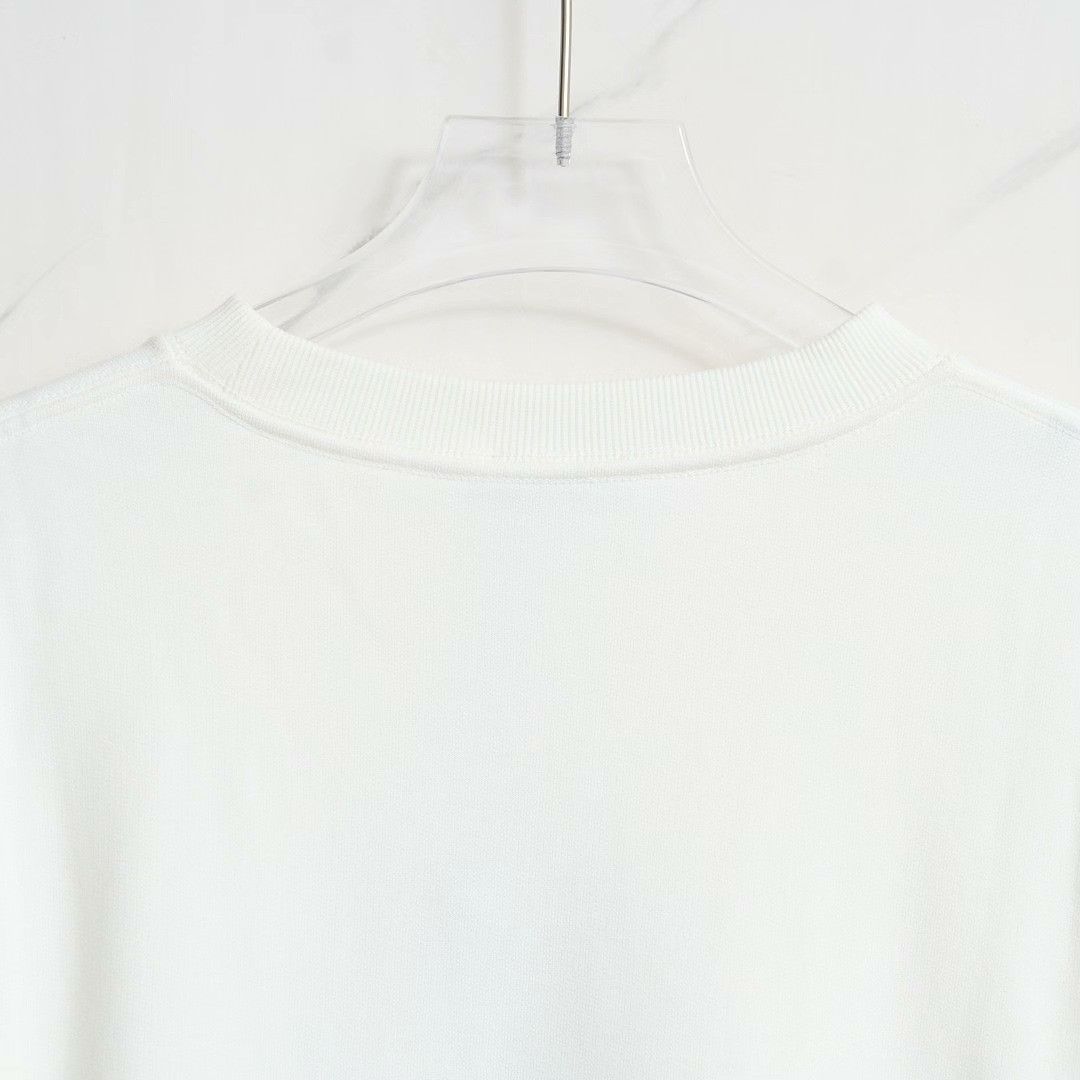 Dior Dior Men's Geometric Embroidery Crewneck Sweatshirt Size US XL / EU 56 / 4 - 6 Thumbnail