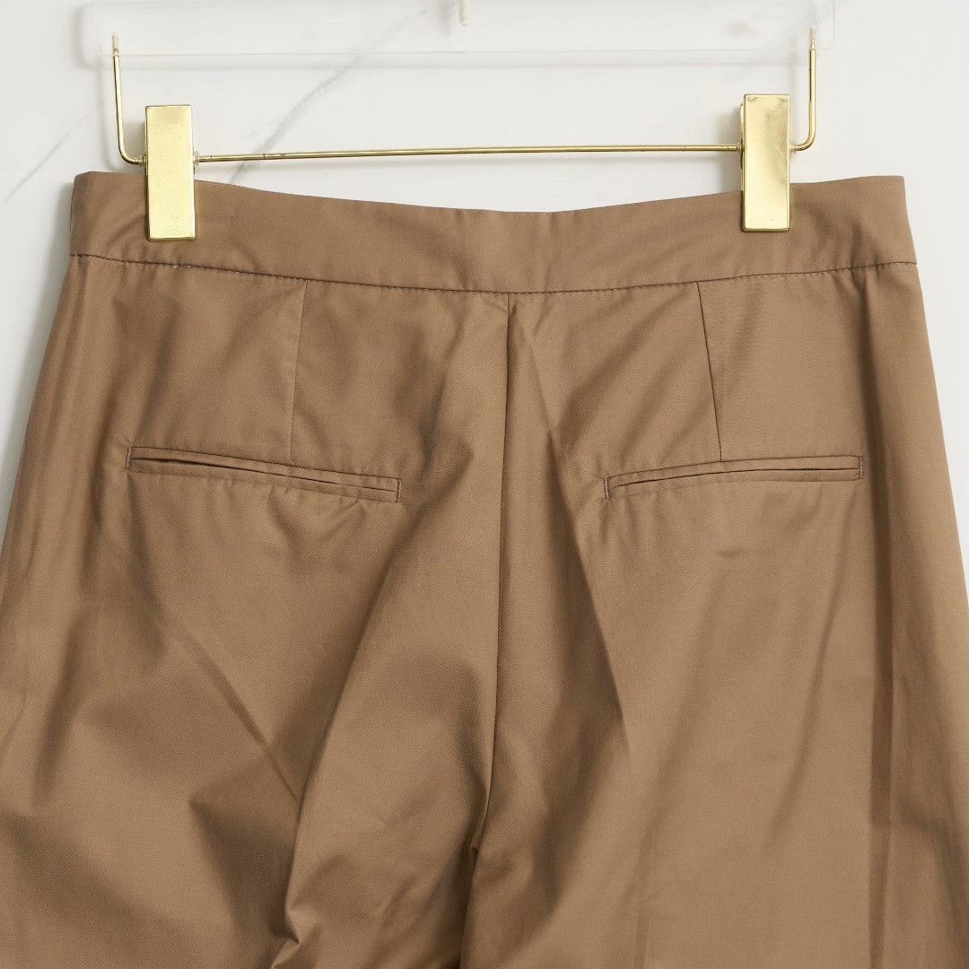 Max Mara Max Mara Women's Drawstring Wide-Leg Trousers Size 38" / US 16 / IT 52 - 4 Thumbnail