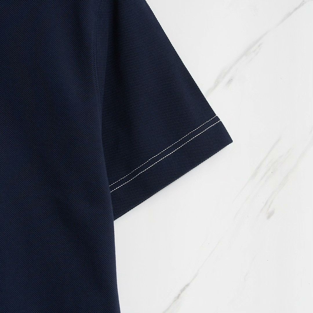 Burberry Burberry Men's Navy Logo Embroidered Polo Size US M / EU 48-50 / 2 - 3 Thumbnail
