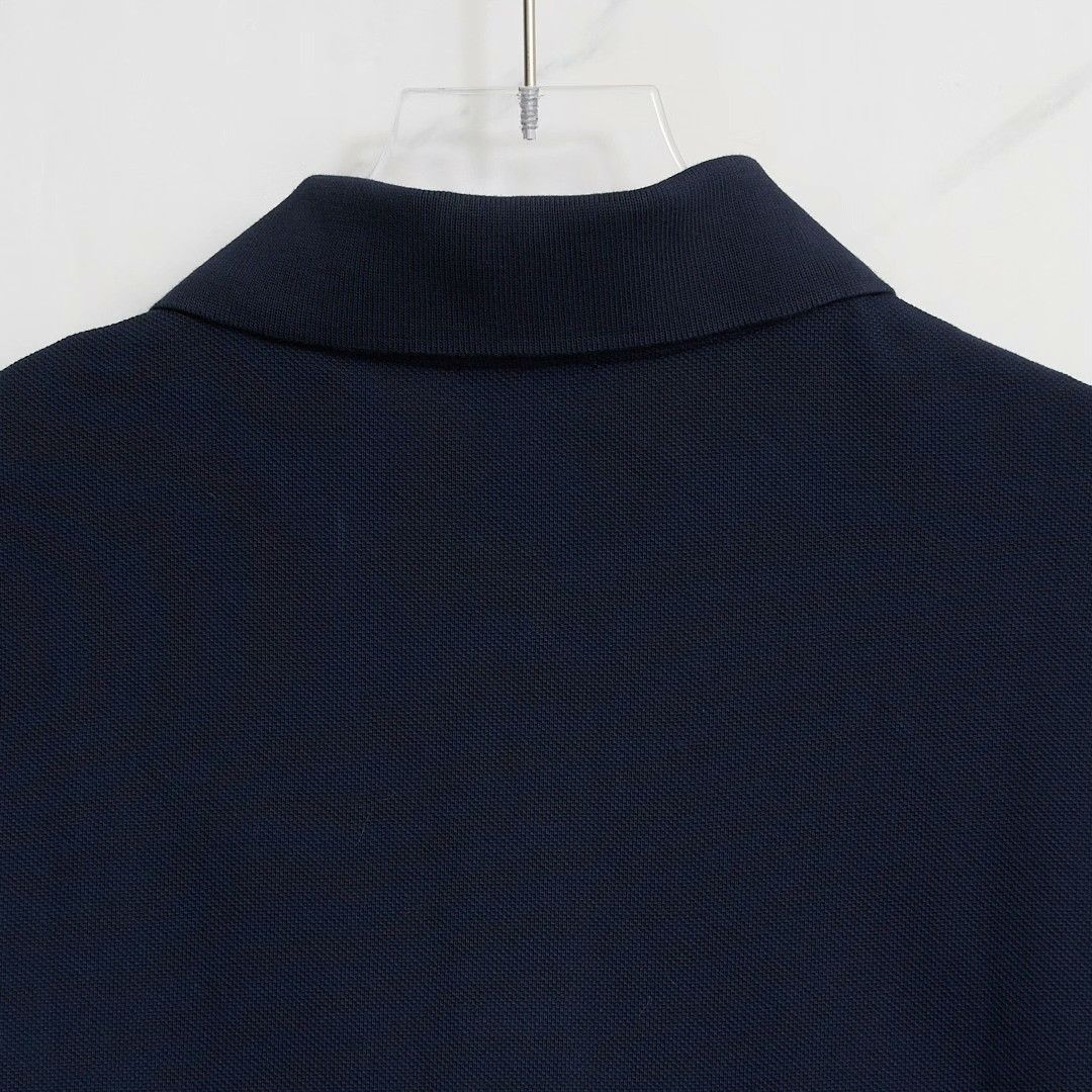 Burberry Burberry Men's Navy Logo Embroidered Polo Size US M / EU 48-50 / 2 - 6 Thumbnail