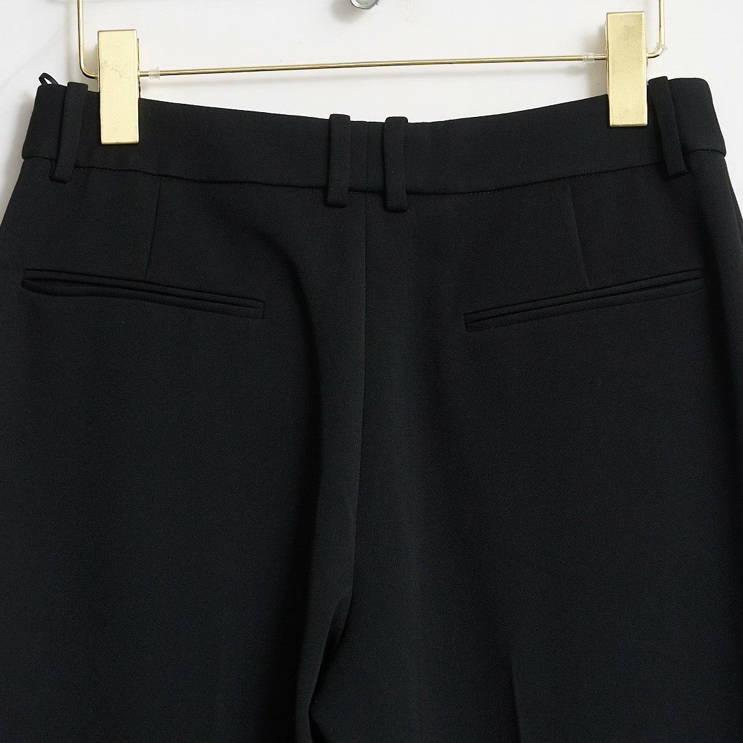 Saint Laurent Paris Saint Laurent Women's Pleated Straight Trousers Size 38" / US 16 / IT 52 - 5 Thumbnail