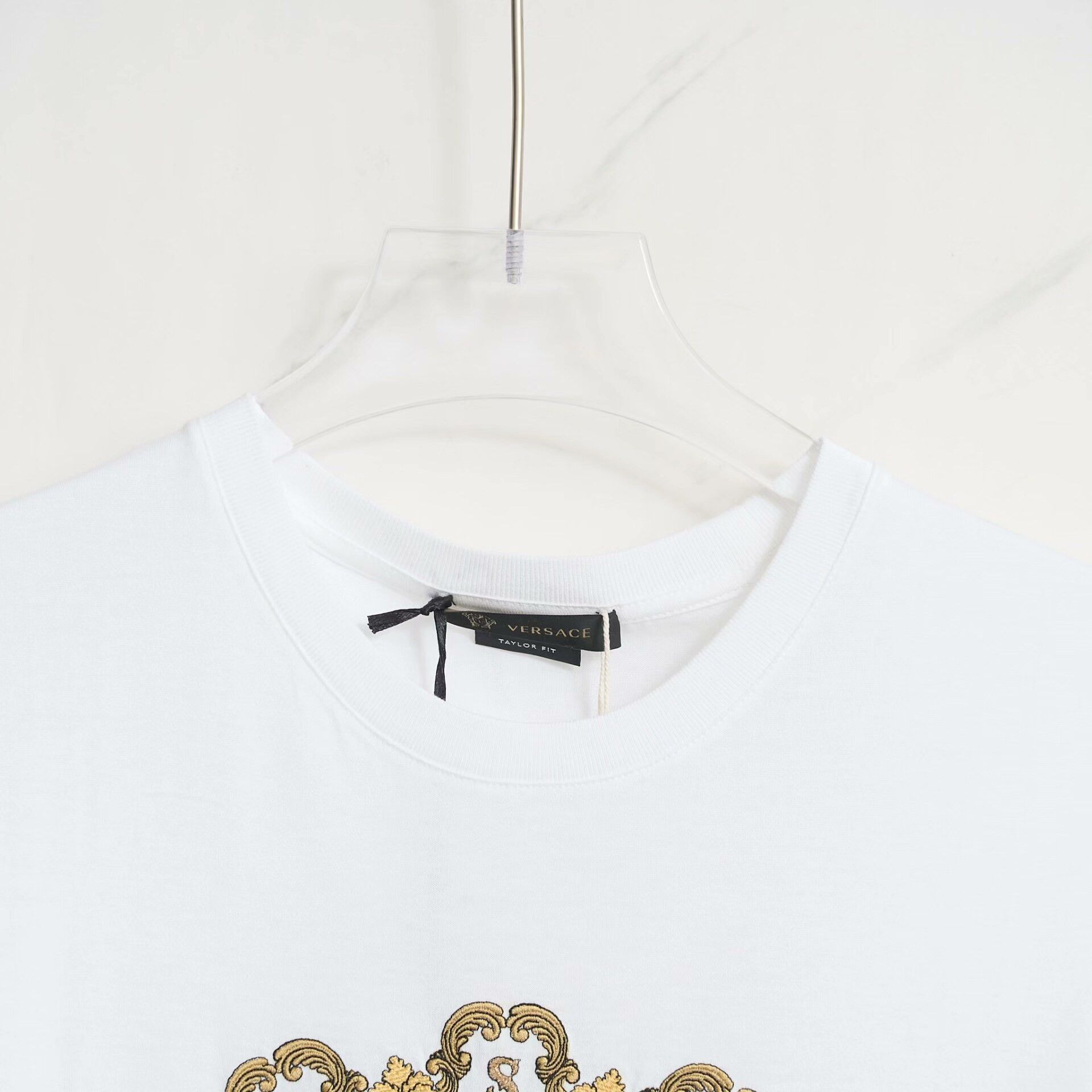 Versace Versace Men's Medusa Embroidered T-shirt Size US M / EU 48-50 / 2 - 4 Thumbnail