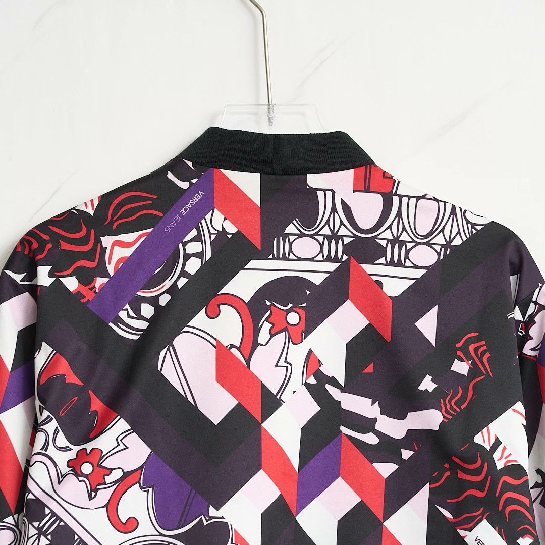 Versace Versace Men's Floral Print Jacket Size US M / EU 48-50 / 2 - 6 Thumbnail