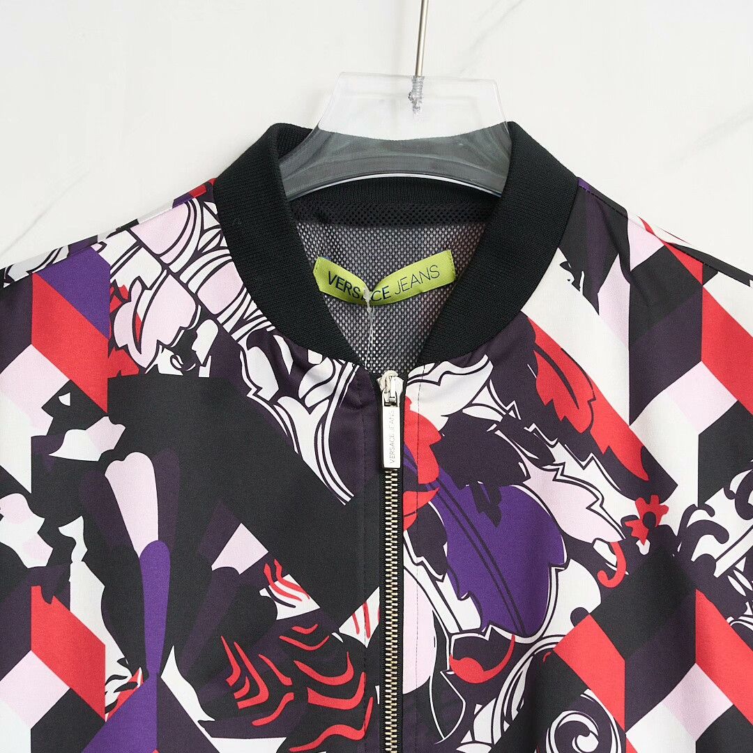 Versace Versace Men's Floral Print Jacket Size US M / EU 48-50 / 2 - 2 Thumbnail
