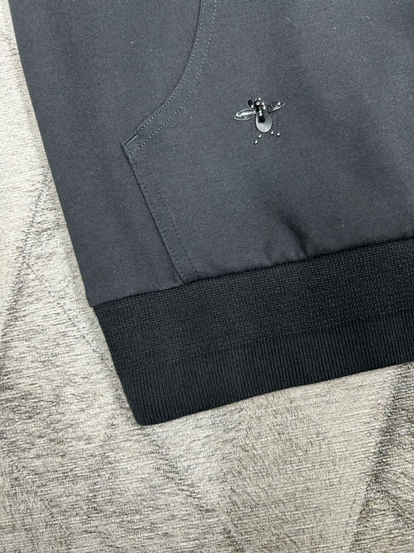Dior Dior 3D Bee Black Hoodie XS Size US XS / EU 42 / 0 - 5 Thumbnail
