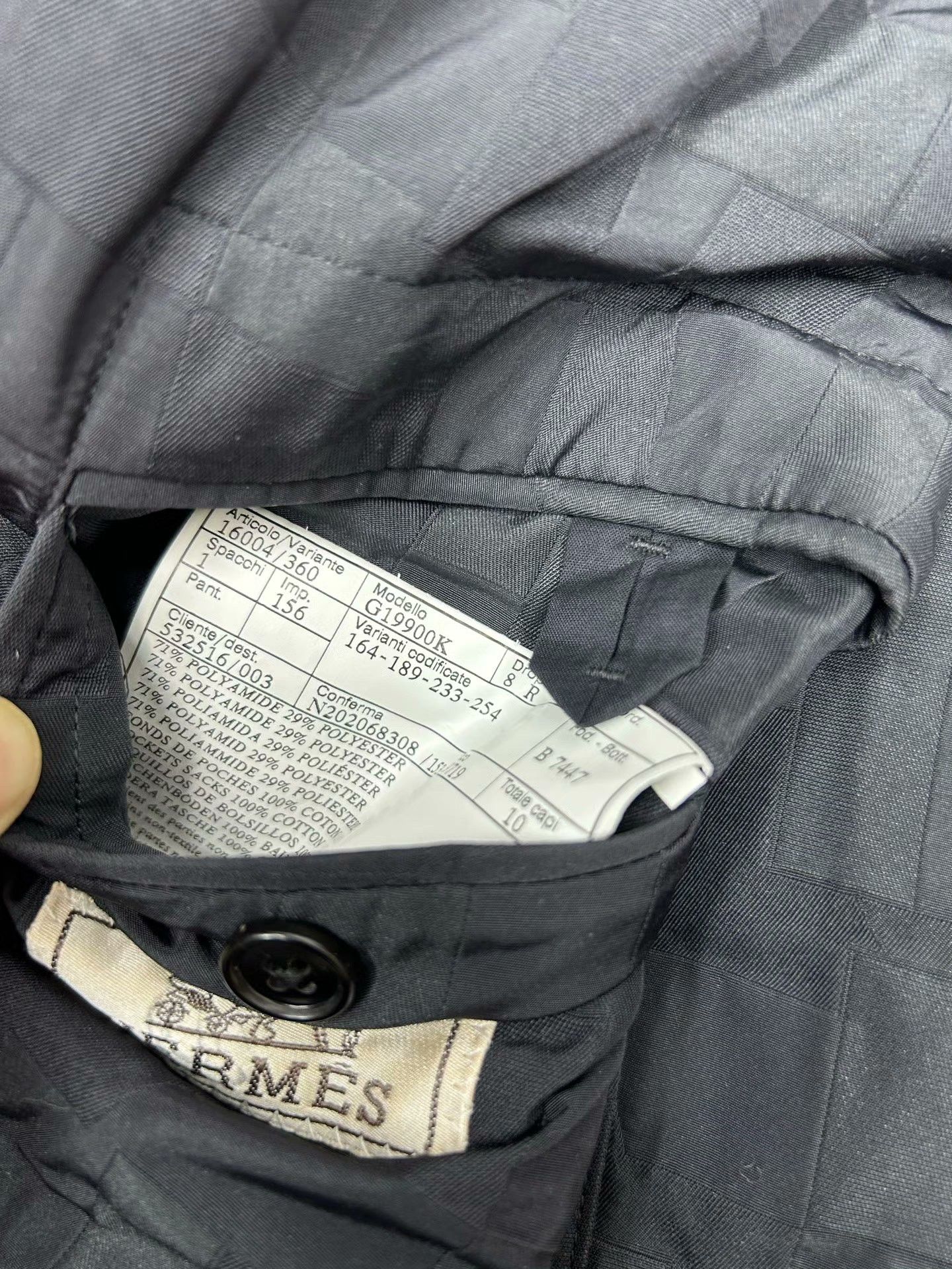 Hermes Hermes Autumn Winter 3D Embossed Jacket Size US M / EU 48-50 / 2 - 6 Thumbnail
