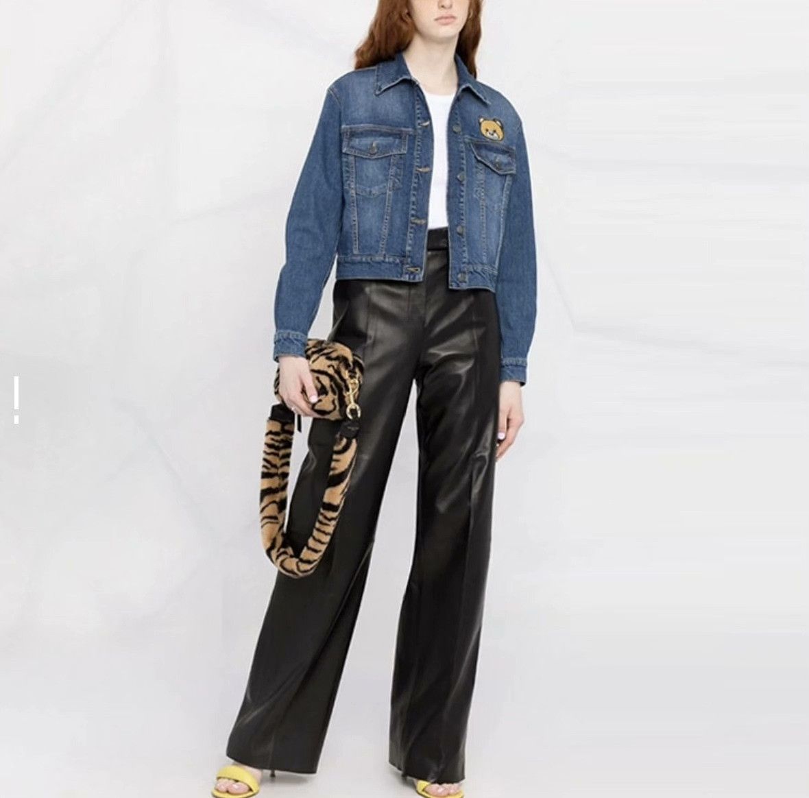 Moschino Moschino Women's Embroidered Washed Denim Jacket Size S / US 4 / IT 40 - 8 Thumbnail