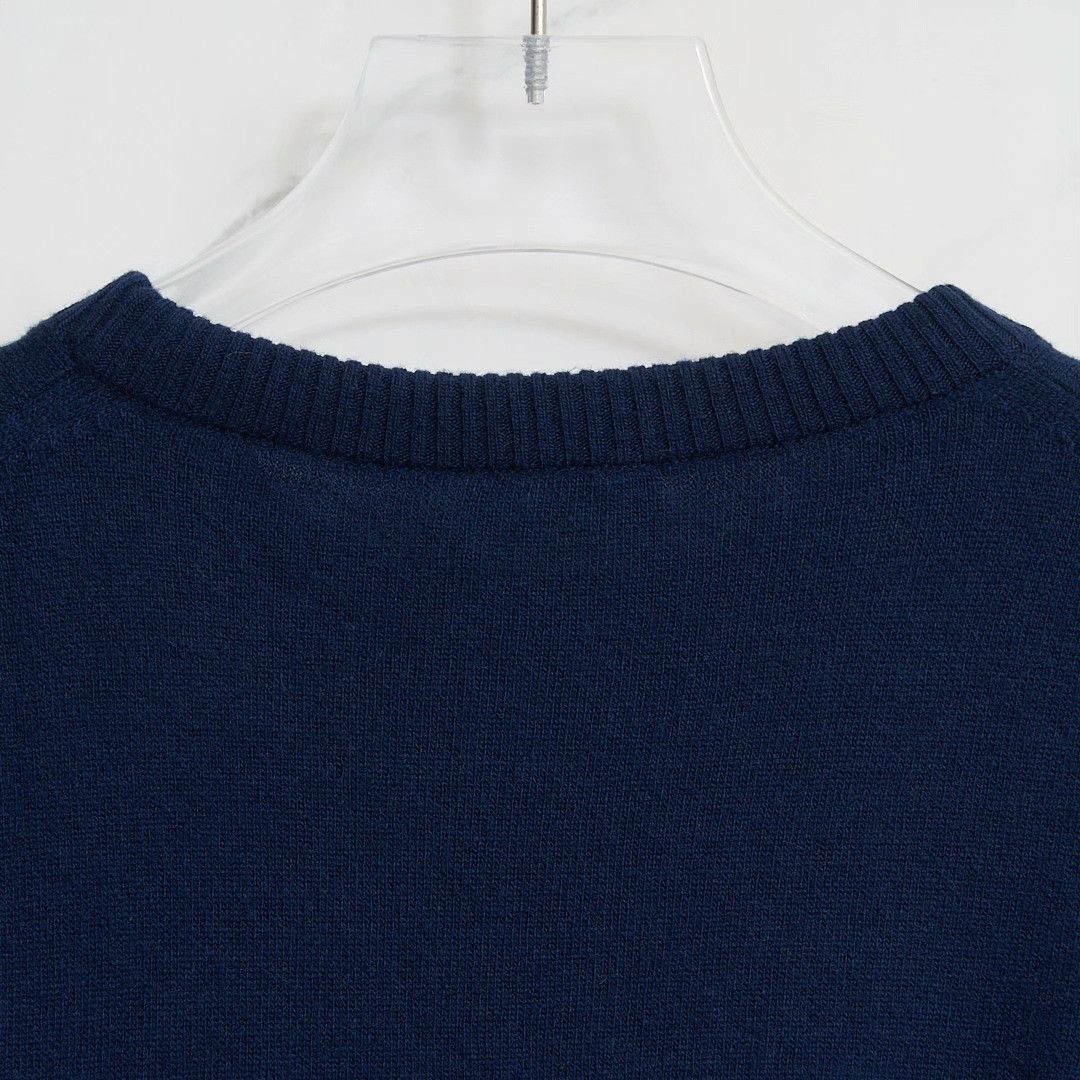 Dior Dior Men's Logo Embroidered Crewneck Sweater Size US L / EU 52-54 / 3 - 4 Thumbnail
