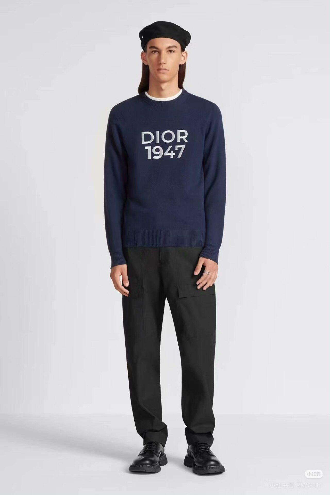 Dior Dior Men's Logo Embroidered Crewneck Sweater Size US L / EU 52-54 / 3 - 7 Thumbnail