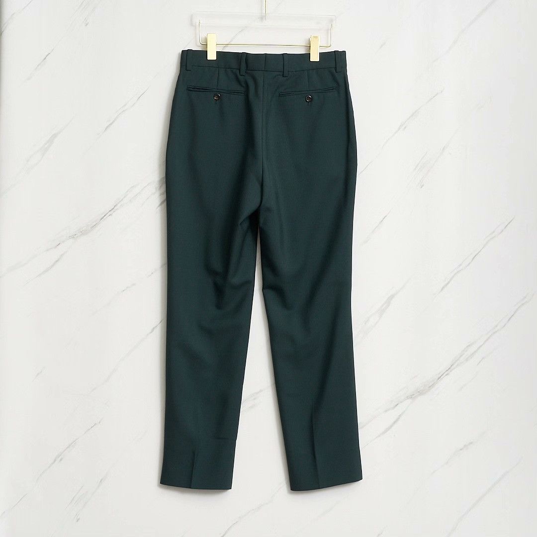 Gucci Gucci Men's Dark Green Striped Trousers Size US 30 / EU 46 - 4 Thumbnail