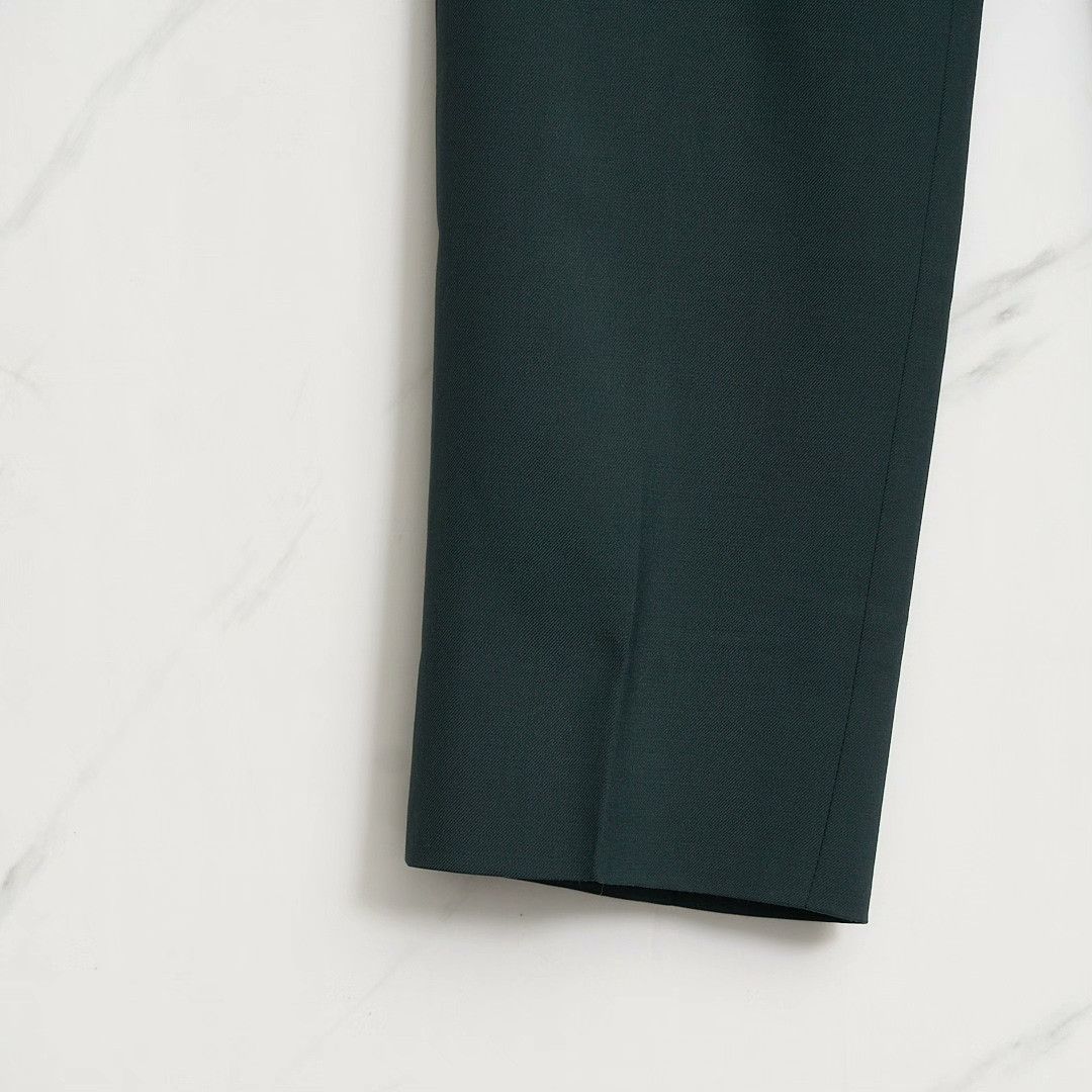 Gucci Gucci Men's Dark Green Striped Trousers Size US 30 / EU 46 - 3 Thumbnail