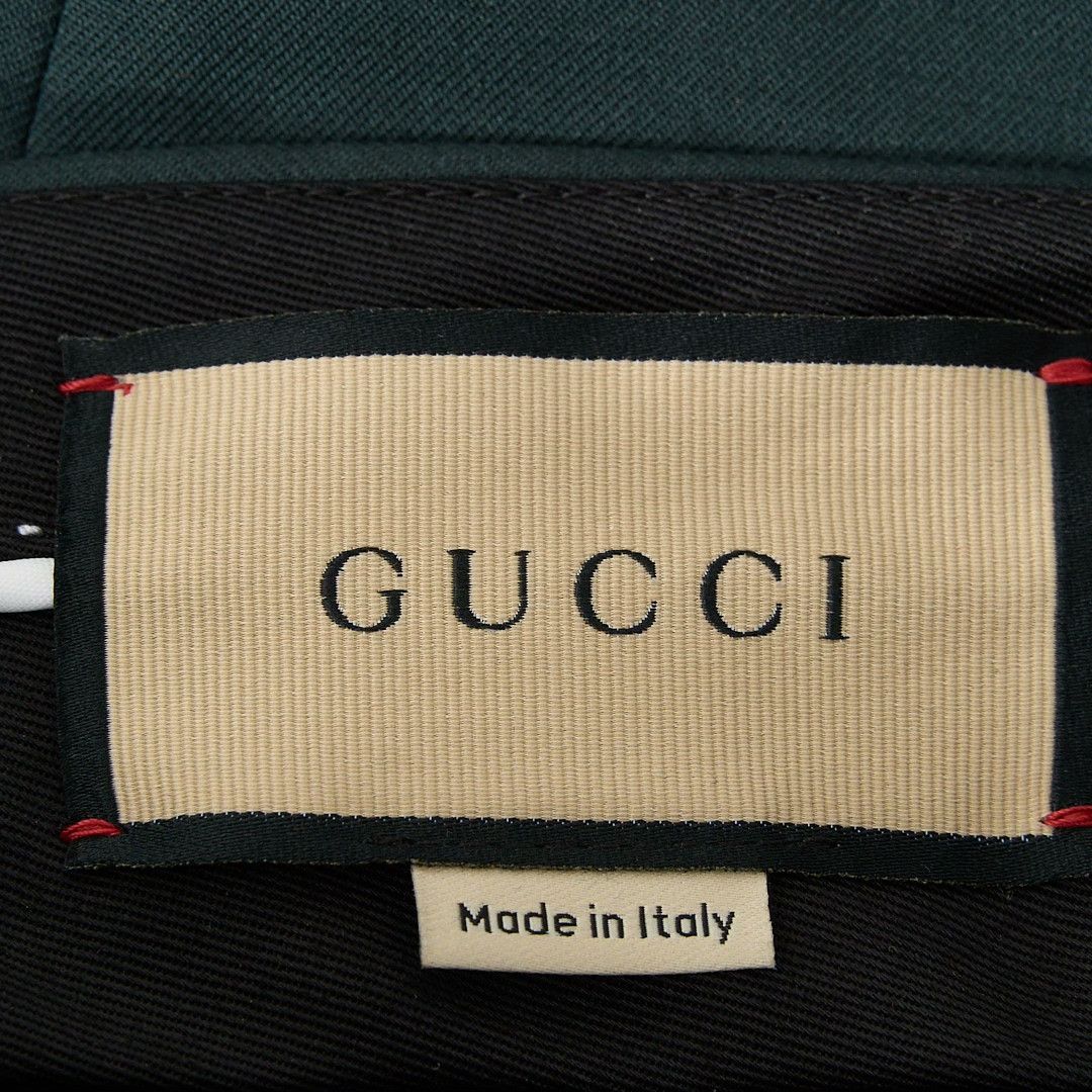 Gucci Gucci Men's Dark Green Striped Trousers Size US 30 / EU 46 - 6 Thumbnail