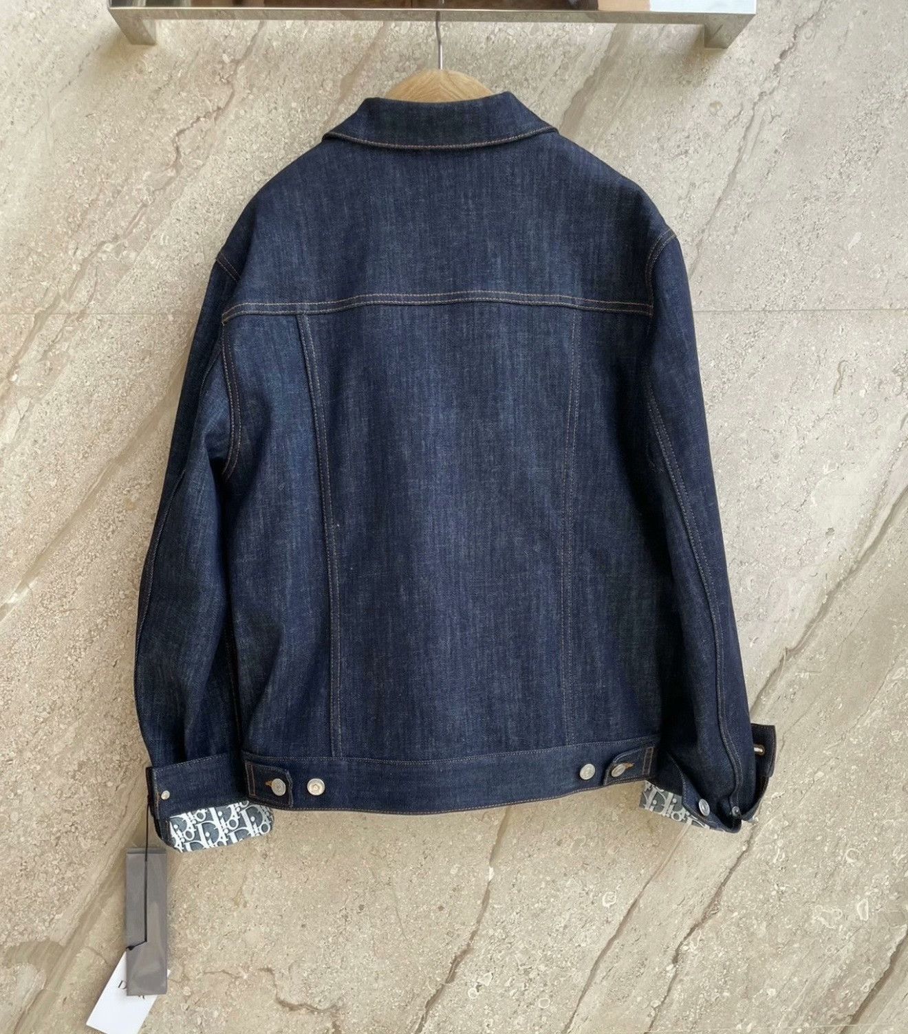 Dior Dior Classic Monogram Denim Jacket Size US L / EU 52-54 / 3 - 2 Thumbnail