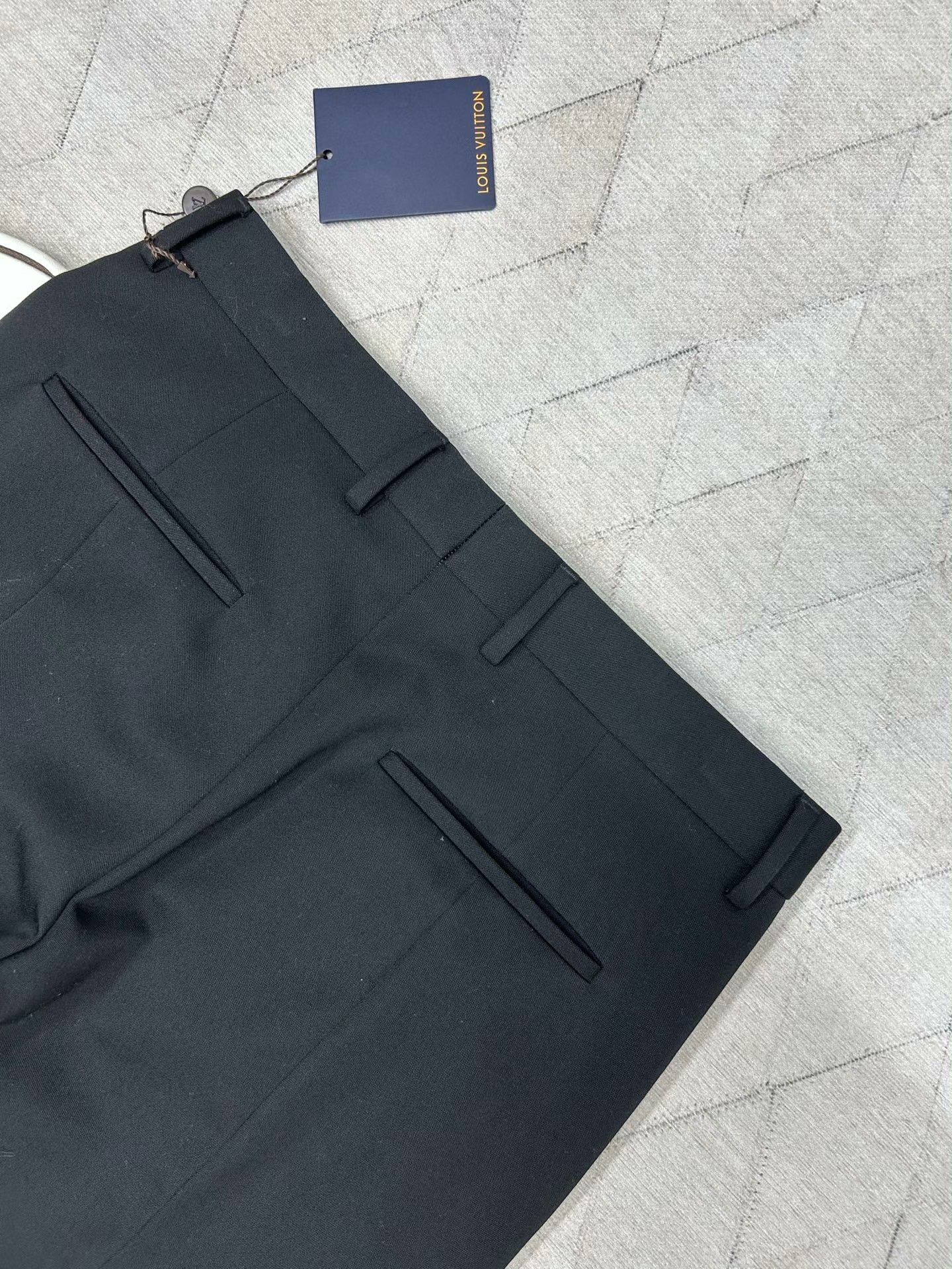 Louis Vuitton LV Metal Logo Wool Trousers Size US 28 / EU 44 - 5 Thumbnail