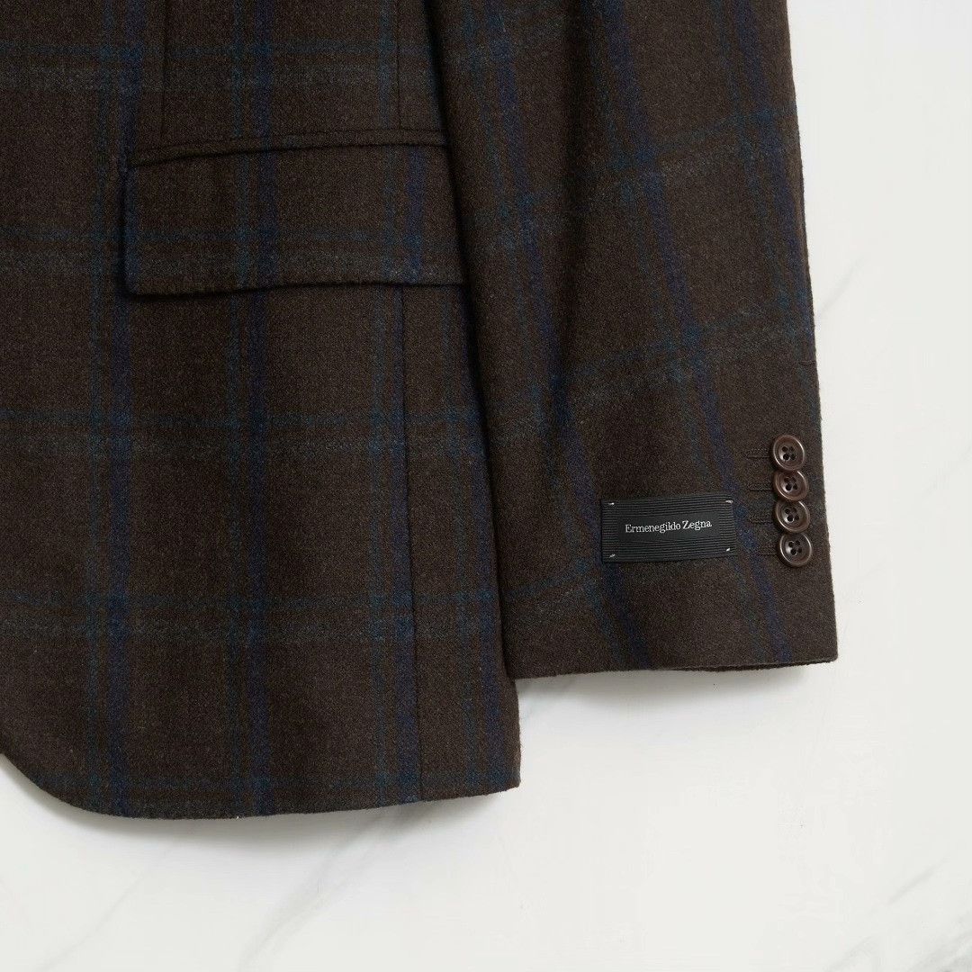 Ermenegildo Zegna ZEGNA Men's Maillard Plaid Suit Size US M / EU 48-50 / 2 - 3 Thumbnail