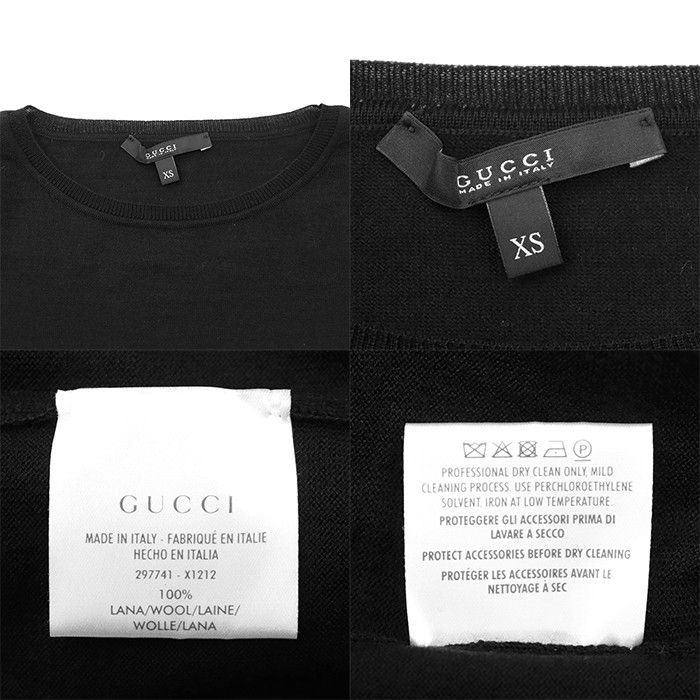 Gucci Gucci Gucci Wool Knit Top Textile Tops DUTY FREE for USA Size ONE SIZE - 10 Thumbnail