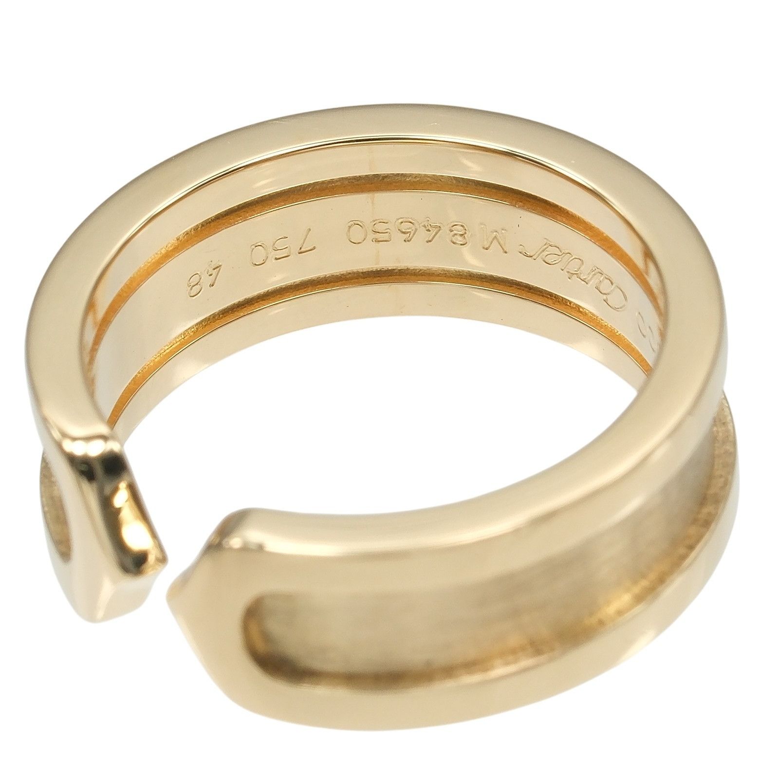 Cartier Cartier Cartier 2C Au750 Ring Size 8 Precious Metal Ring DUTY FREE for USA Size ONE SIZE - 4 Thumbnail