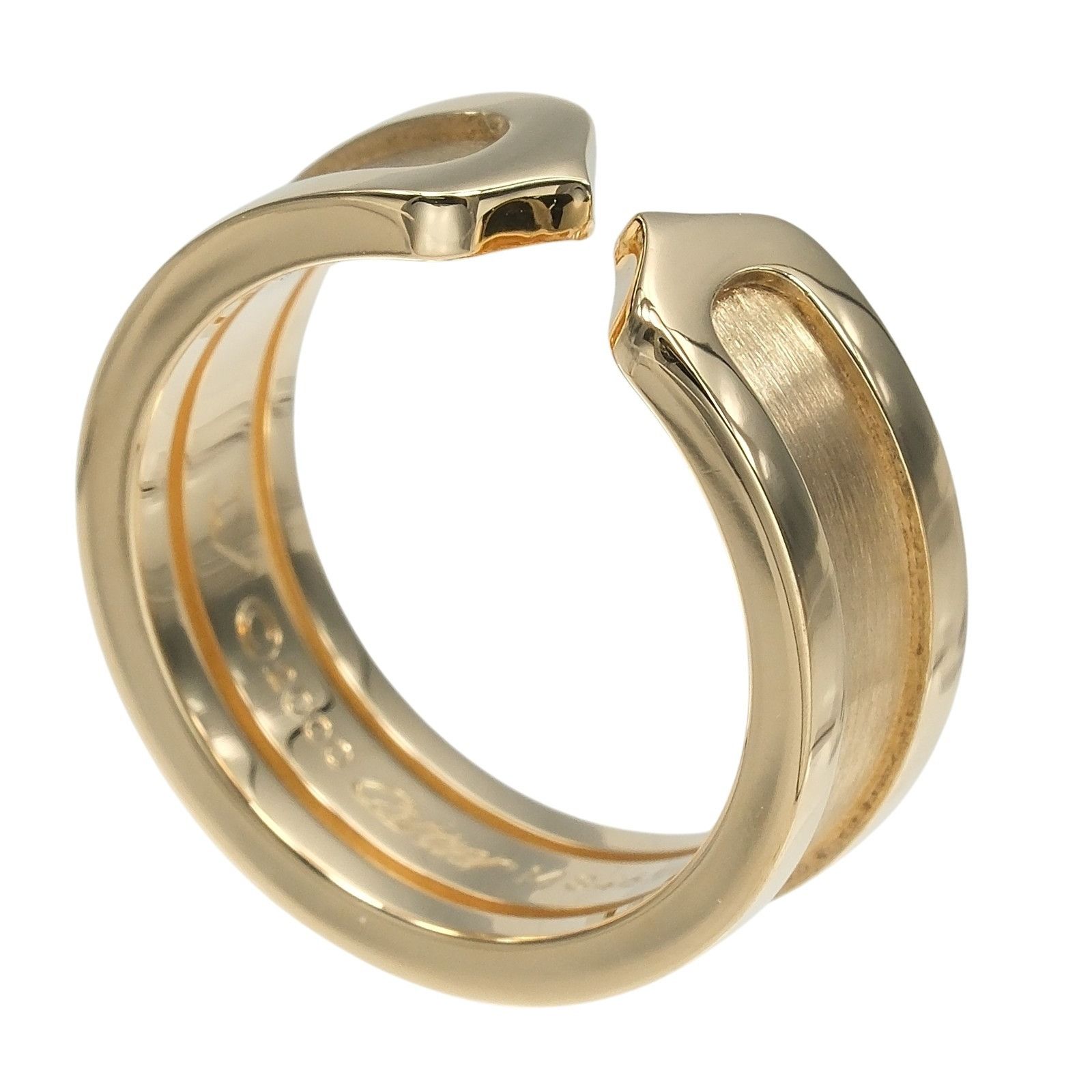 Cartier Cartier Cartier 2C Au750 Ring Size 8 Precious Metal Ring DUTY FREE for USA Size ONE SIZE - 3 Thumbnail