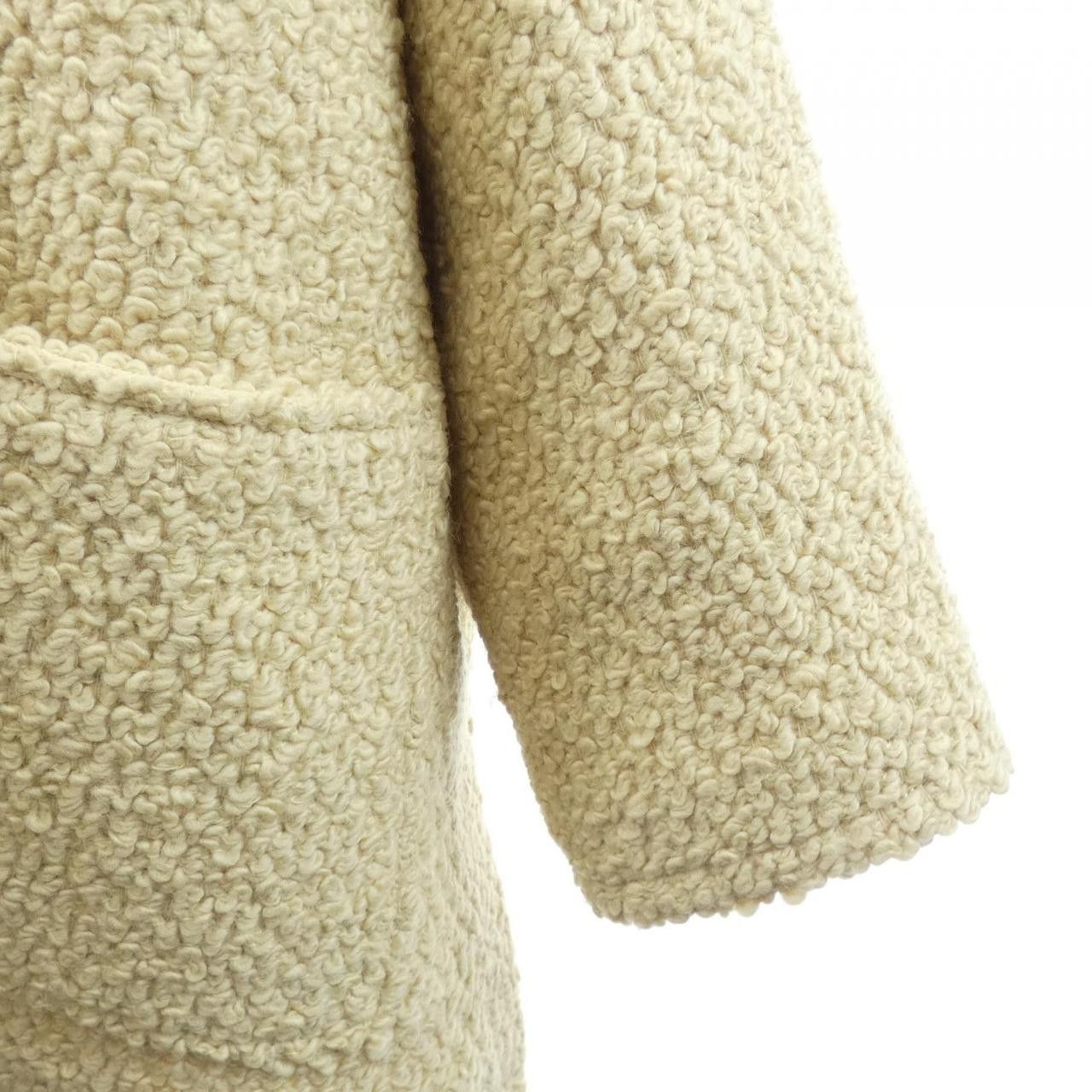 Celine Celine CELINE Wool Short Coat Textile Outerwear 2M662768L DUTY FREE for USA Size ONE SIZE - 6 Thumbnail