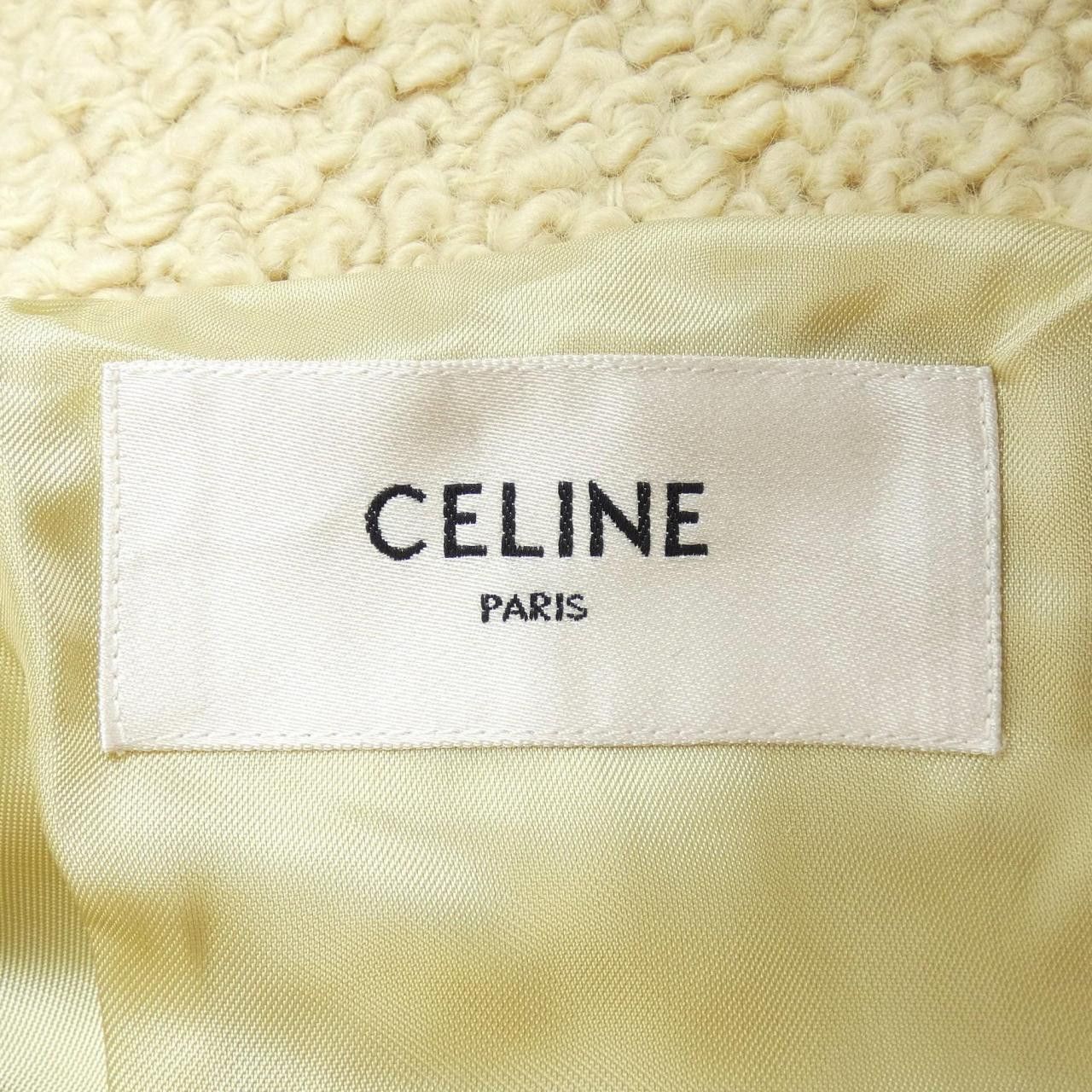 Celine Celine CELINE Wool Short Coat Textile Outerwear 2M662768L DUTY FREE for USA Size ONE SIZE - 4 Thumbnail