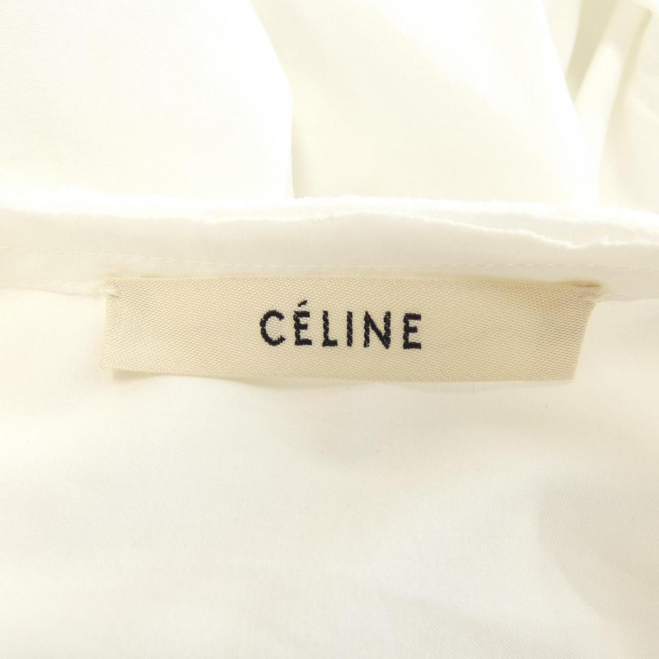 Celine Celine CELINE Cotton Shirt Textile Dress Shirt 20M366262 DUTY FREE for USA Size ONE SIZE - 4 Thumbnail