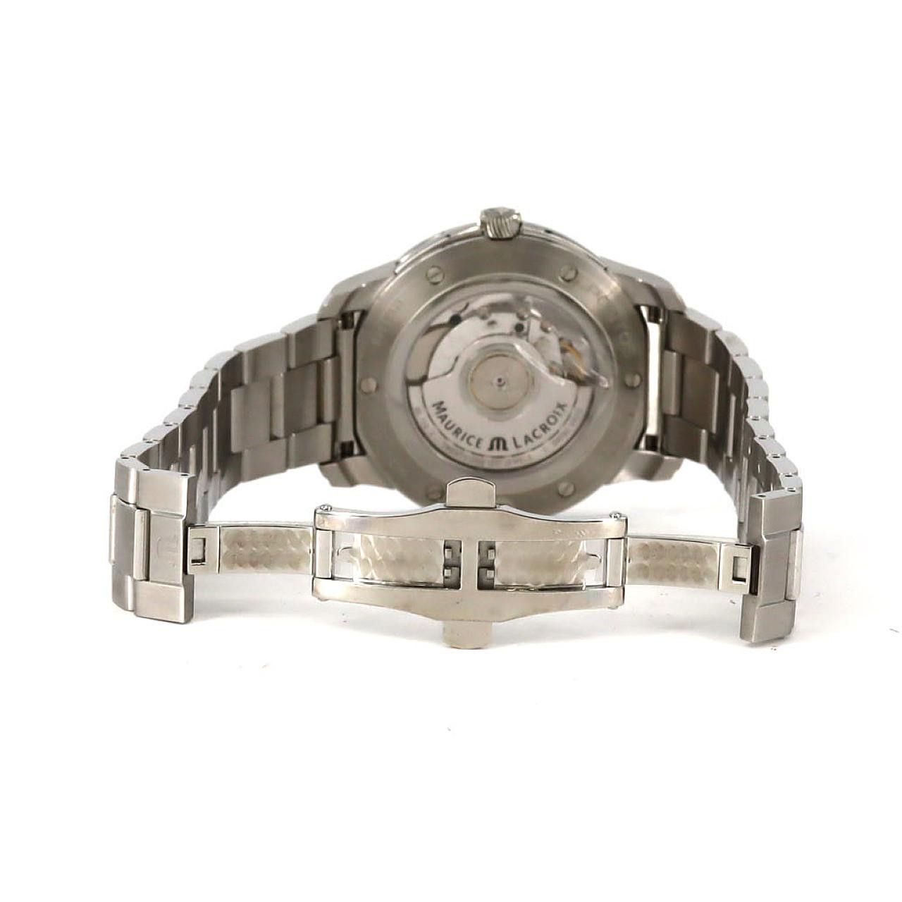 Maurice Lacroix MAURICE LACROIX Maurice Lacroix Pontos Power Reserve Stainless Steel Watch Metal Automatic PT6368-SS002-130-1 DUTY FREE for USA Size ONE SIZE - 6 Thumbnail