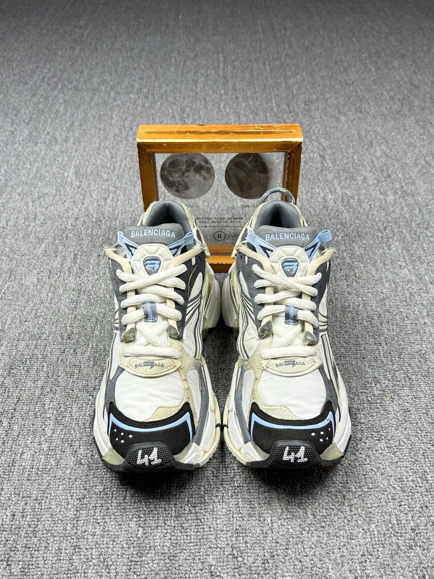 Balenciaga Balenciaga Running Blue Lowtop Sneakers 8 Men Size US 8 / EU 41 - 4 Thumbnail