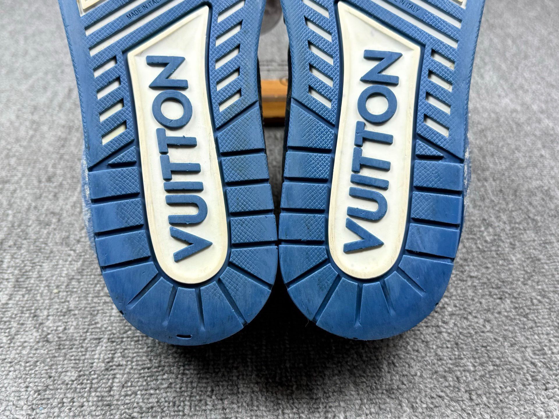 Louis Vuitton Louis Vuitton Training Blue Lowtop Sneakers 9 Men Size US 9 / EU 42 - 7 Thumbnail