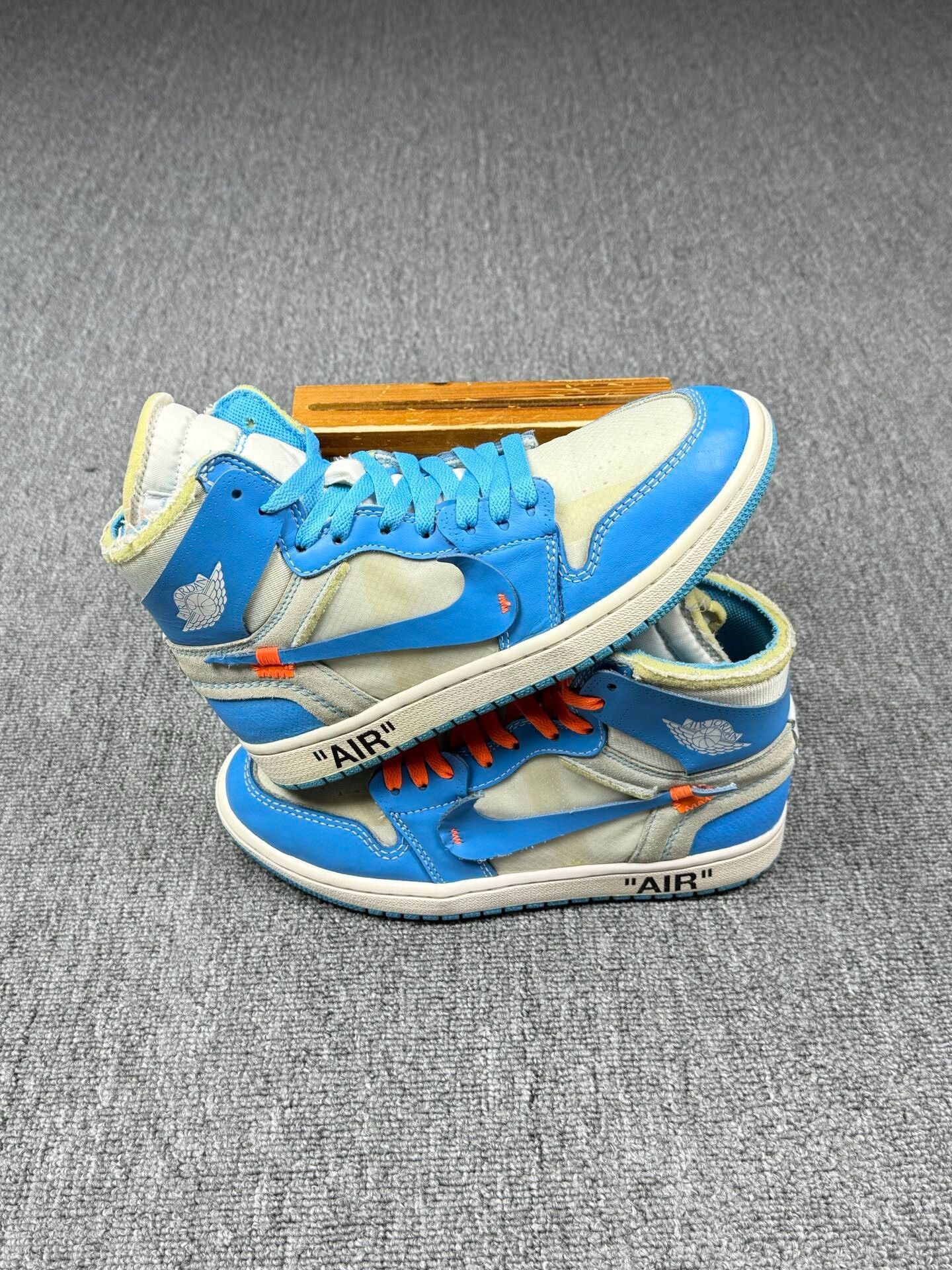 Nike Nike AJ1 Blue Lowtop Sneakers 7 Men Size US 7 / EU 40 - 2 Thumbnail
