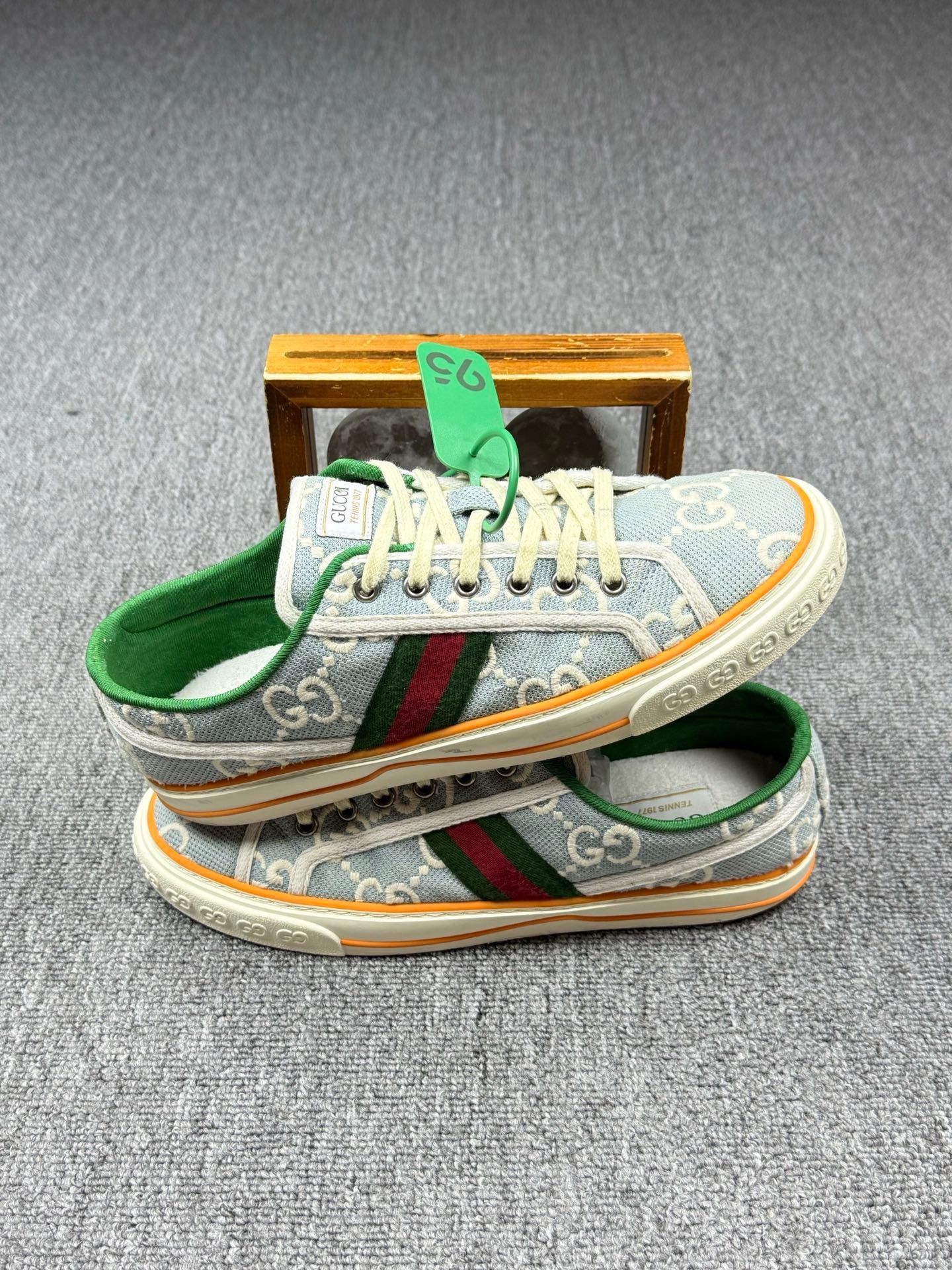 Gucci Gucci Tennis Blue Lowtop Sneakers 8 Men Size US 8 / EU 41 - 2 Thumbnail