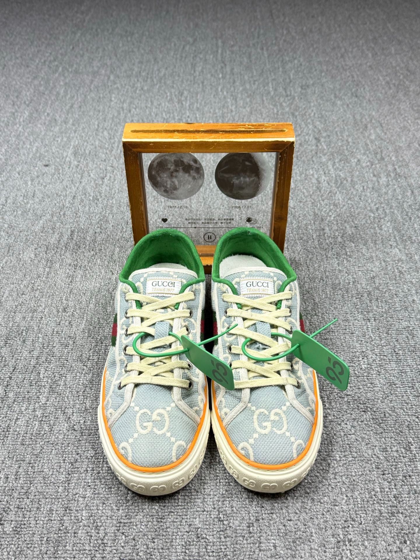 Gucci Gucci Tennis Blue Lowtop Sneakers 8 Men Size US 8 / EU 41 - 4 Thumbnail