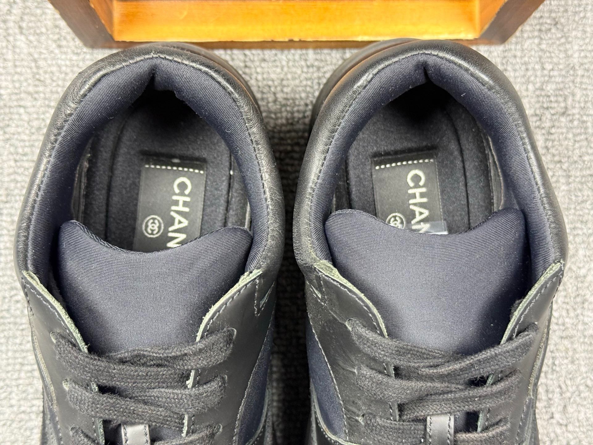 Chanel Chanel Casual Black Lowtop Sneakers it_37 Women Size US 7 / IT 37 - 9 Thumbnail