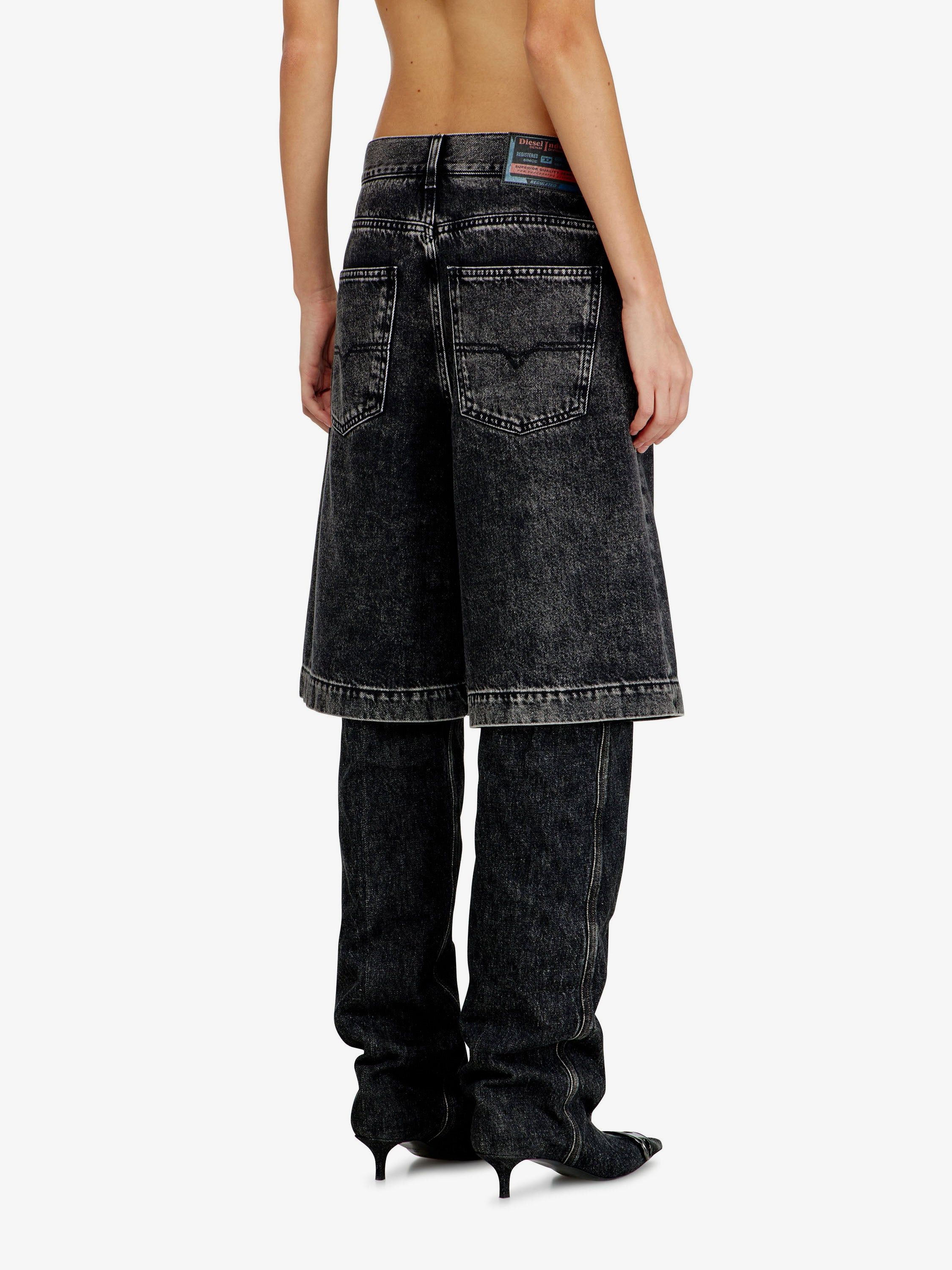 Diesel De-Sire-Short- S2 Black Denim Bermuda Shorts Size 28" / US 6 / IT 42 - 4 Thumbnail