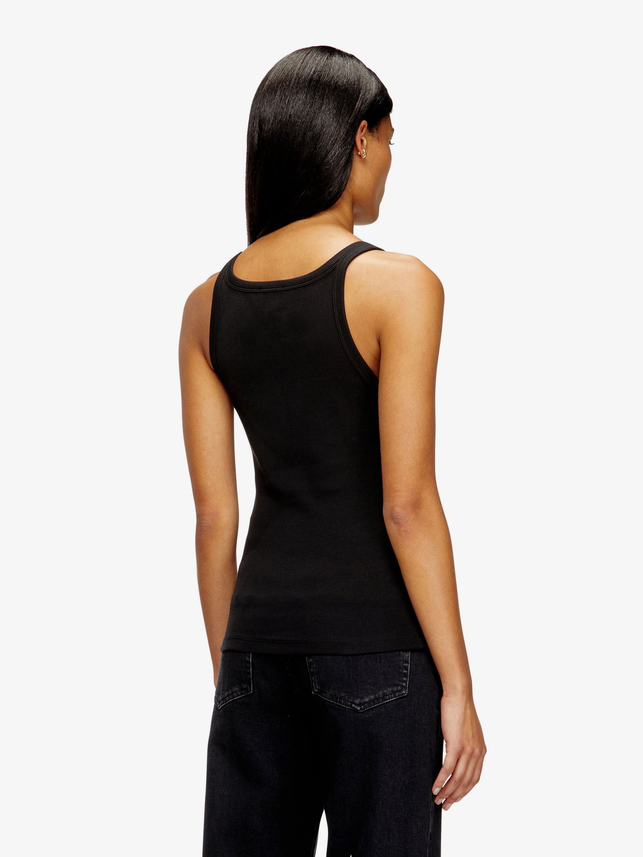 Diesel T-Wife-Od Ribbed Cotton Tank Top Size S / US 4 / IT 40 - 4 Thumbnail
