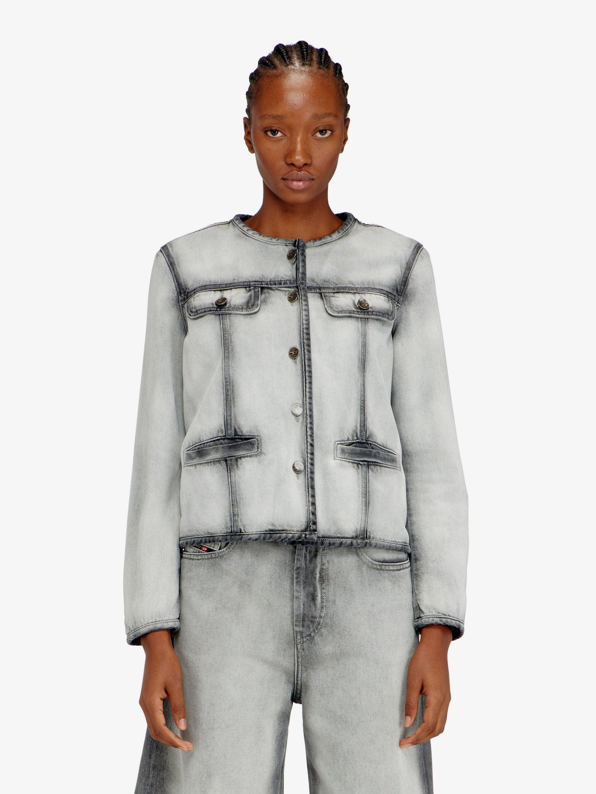 Diesel De-Grafy-Fsi Cotton And Lyocell Jacket Size M / US 6-8 / IT 42-44 - 3 Thumbnail