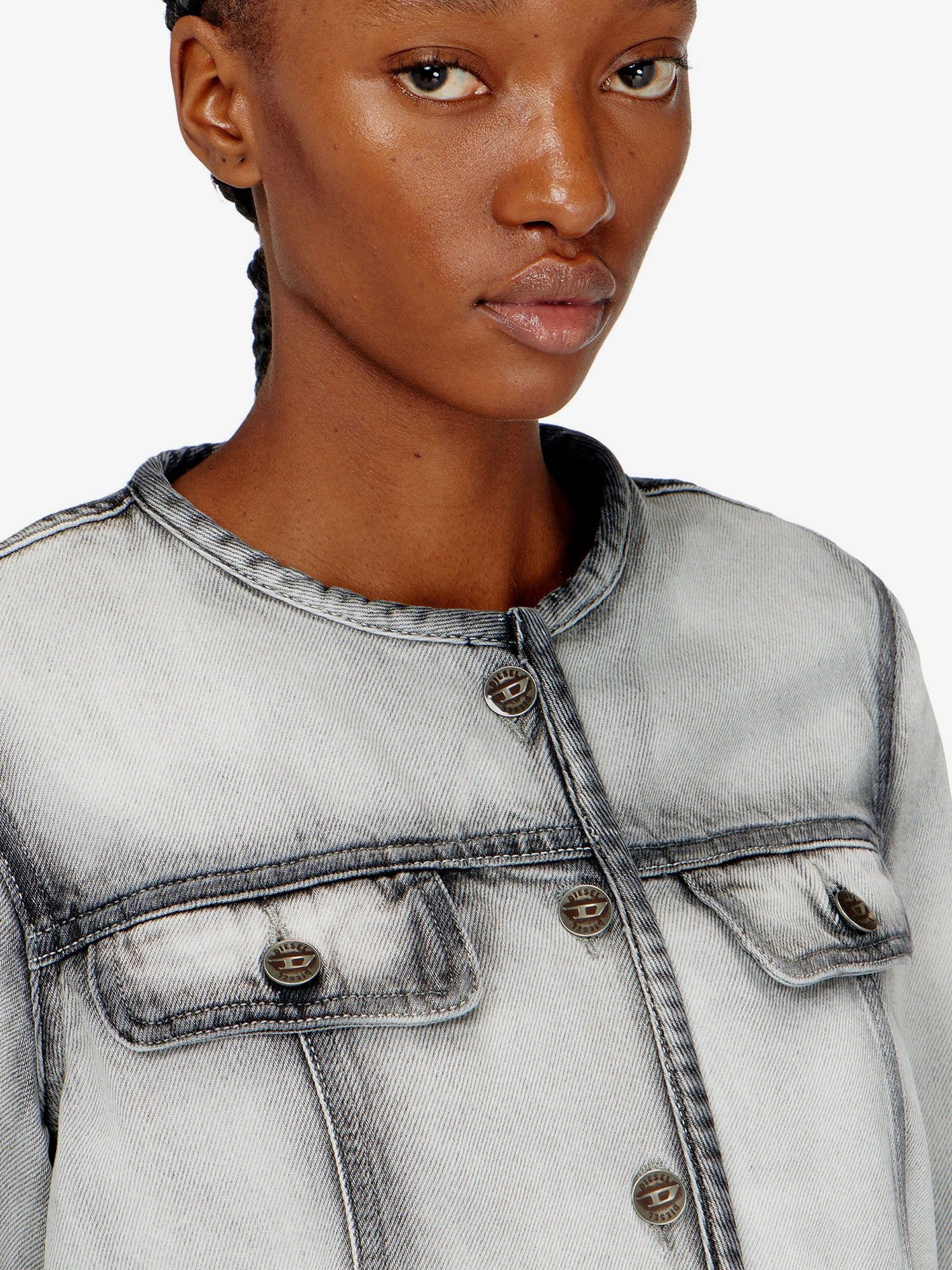 Diesel De-Grafy-Fsi Cotton And Lyocell Jacket Size S / US 4 / IT 40 - 5 Thumbnail