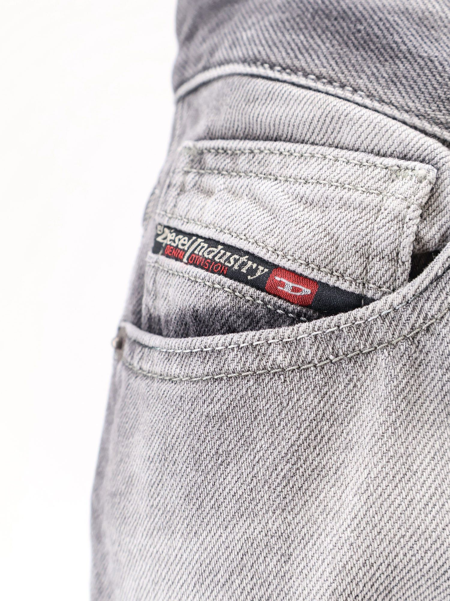 Diesel D-Sent Grey Denim Jeans Size 25" / US 0 / IT 36 - 3 Thumbnail