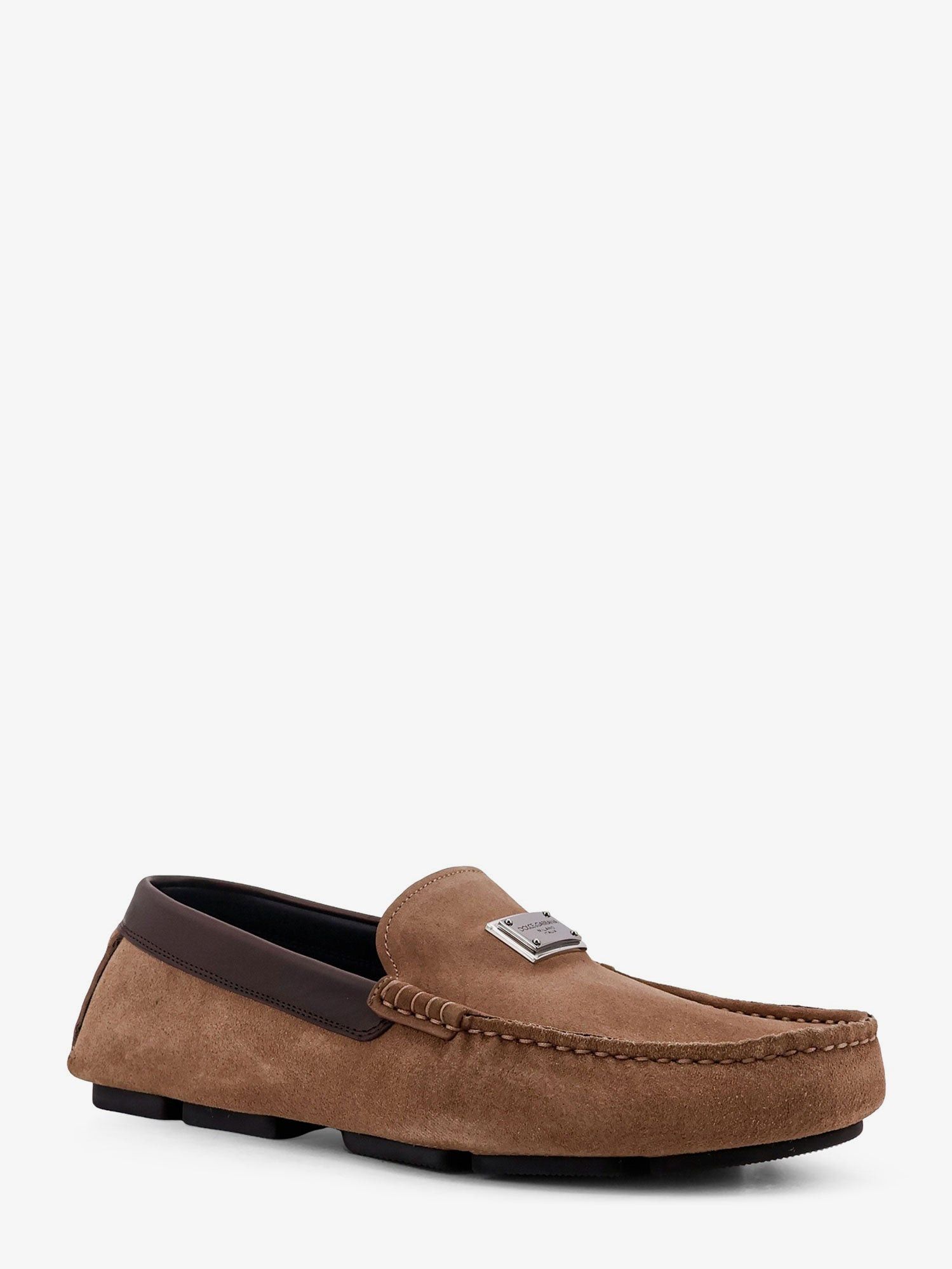 Dolce & Gabbana Suede Loafer With Leather Inserts Size US 6 / EU 39 - 2 Thumbnail