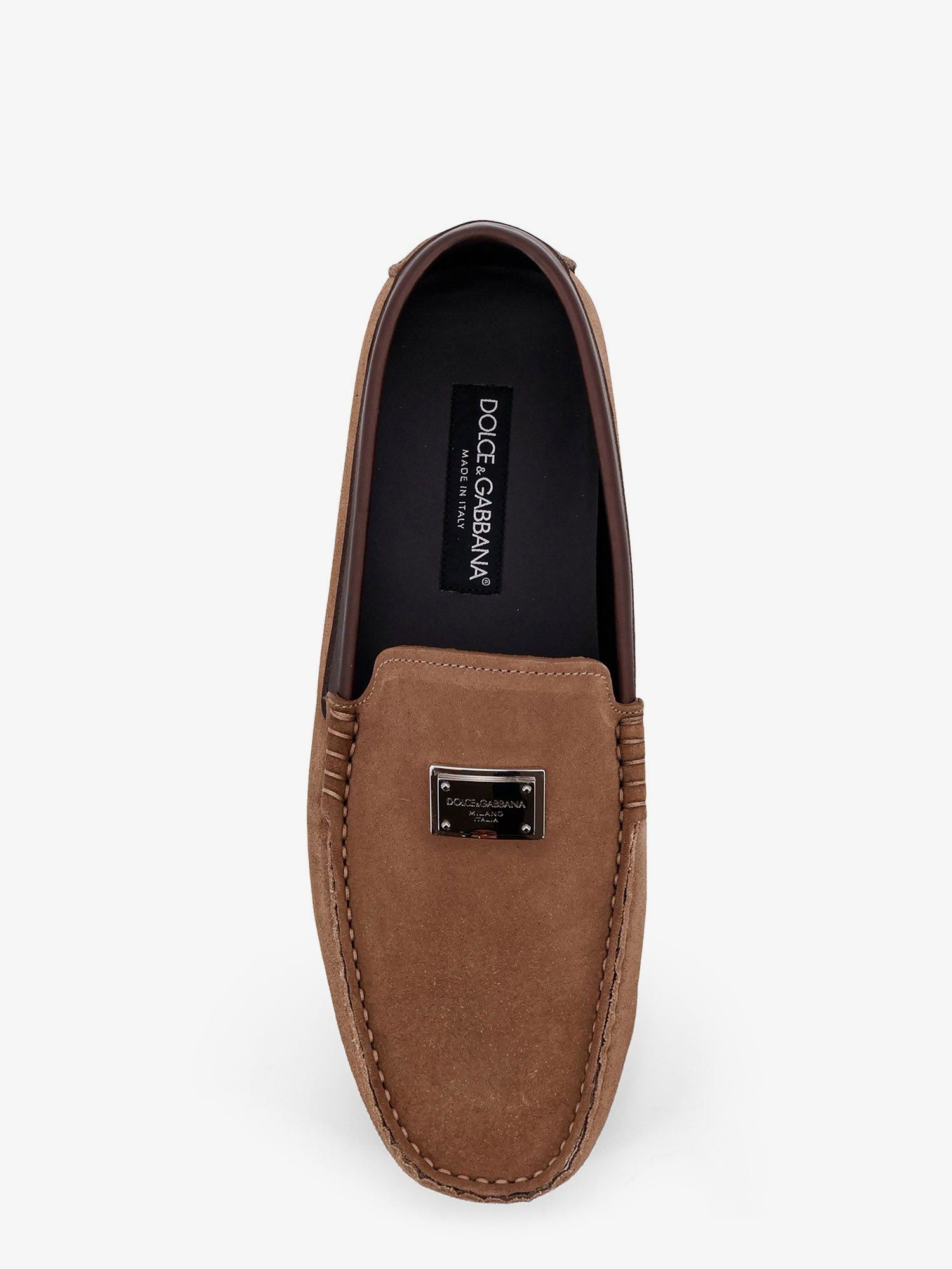 Dolce & Gabbana Suede Loafer With Leather Inserts Size US 12 / EU 45 - 5 Thumbnail
