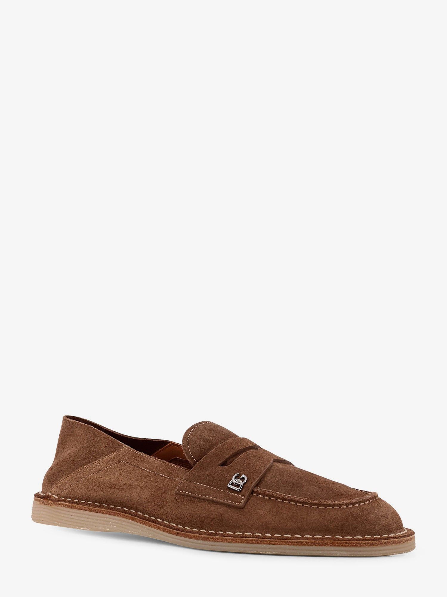 Dolce & Gabbana Suede Slipper Loafers Size US 12 / EU 45 - 2 Thumbnail