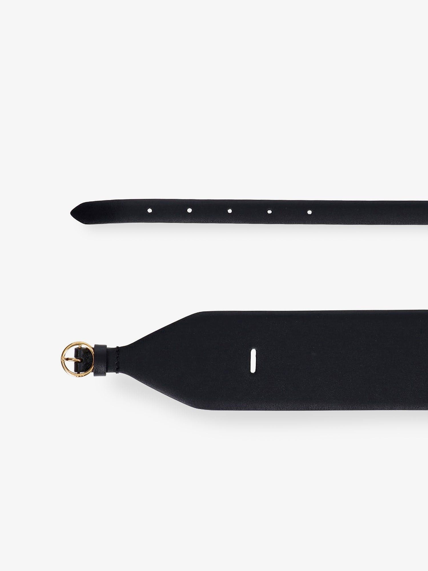 Alaia Maxi Leather Belt With Metal Buckle Size ONE SIZE - 2 Thumbnail