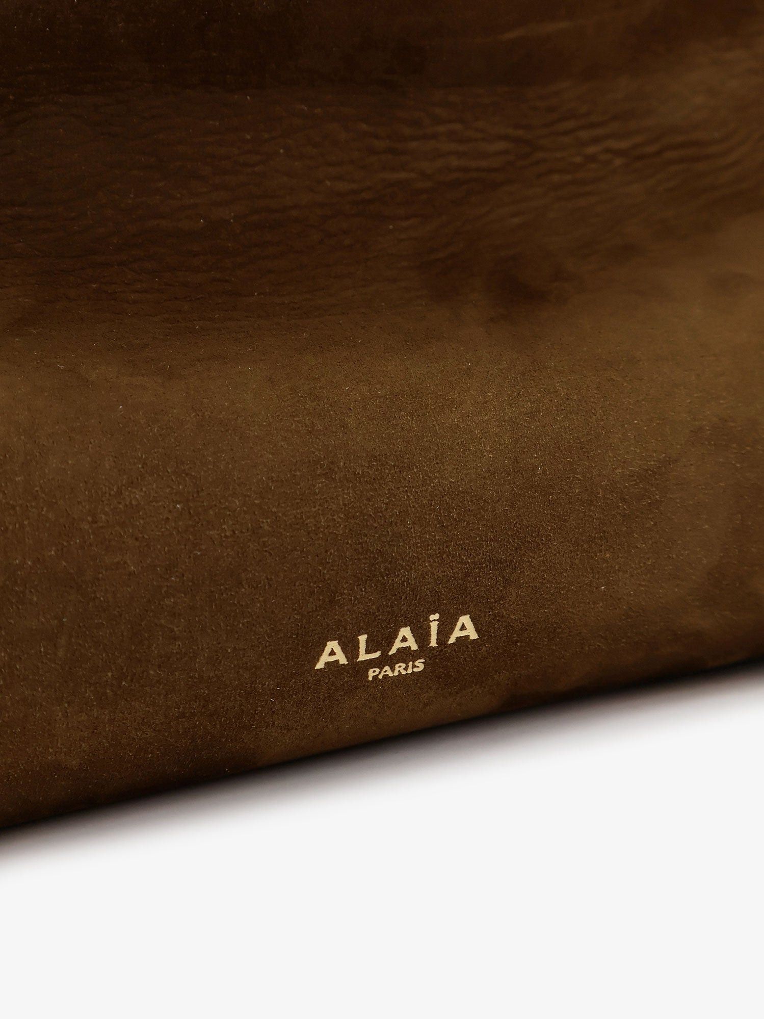 Alaia East West Leather Shoulder Bag With Engraved Logo Lettering Size ONE SIZE - 5 Thumbnail