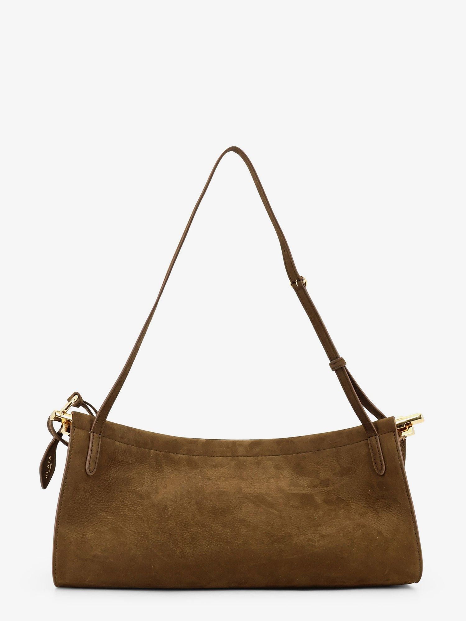 Alaia East West Leather Shoulder Bag With Engraved Logo Lettering Size ONE SIZE - 2 Thumbnail