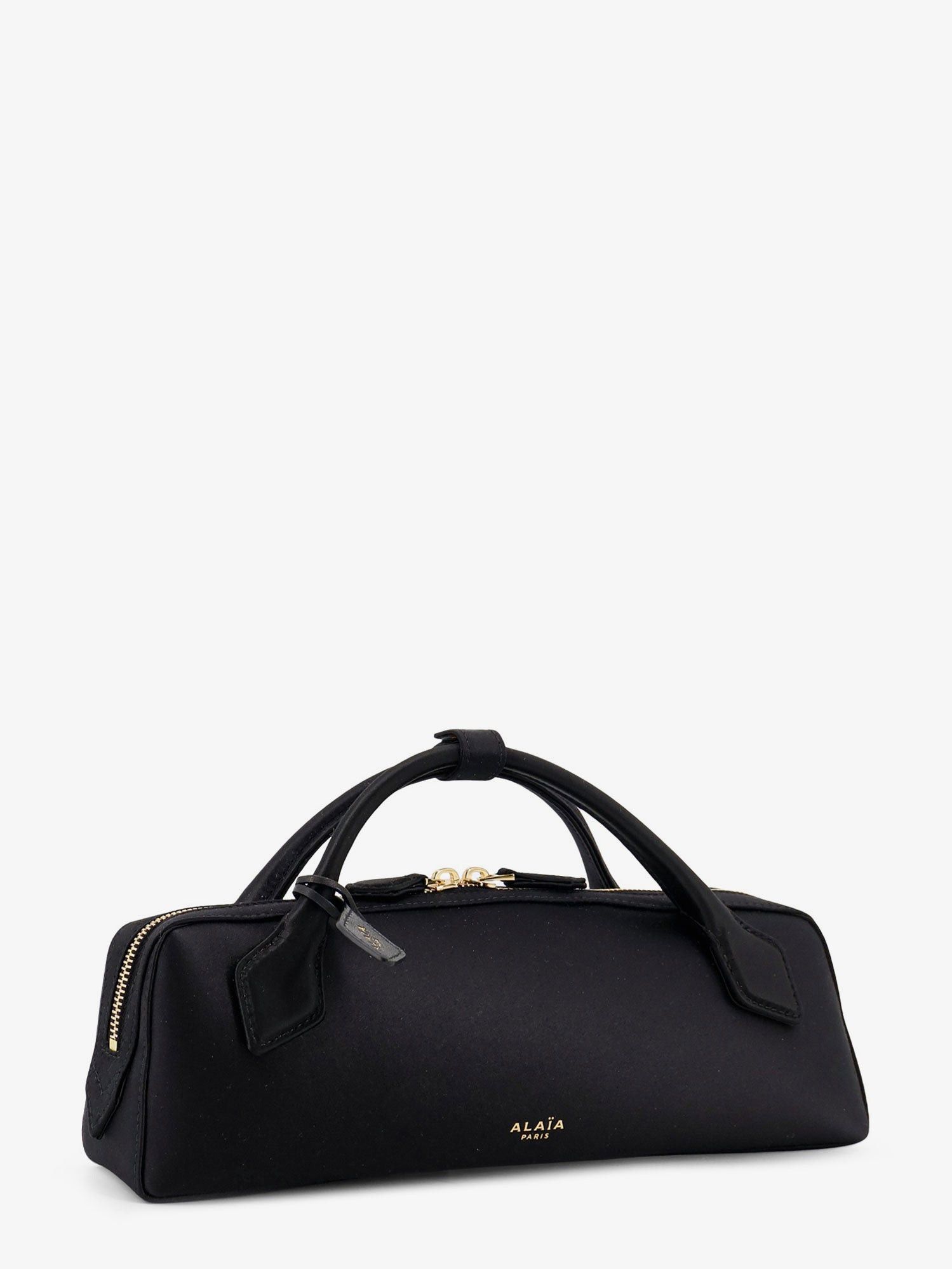 Alaia Le Teckel Satin Handbag With Logo On The Front Size ONE SIZE - 3 Thumbnail