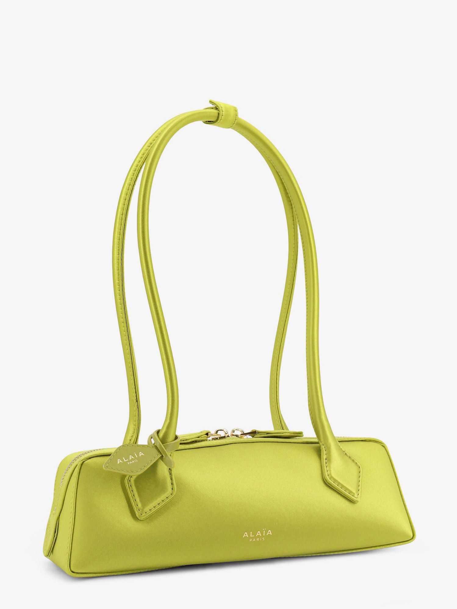 Alaia Le Teckel Satin Shoulder Bag With Front Logo Size ONE SIZE - 3 Thumbnail