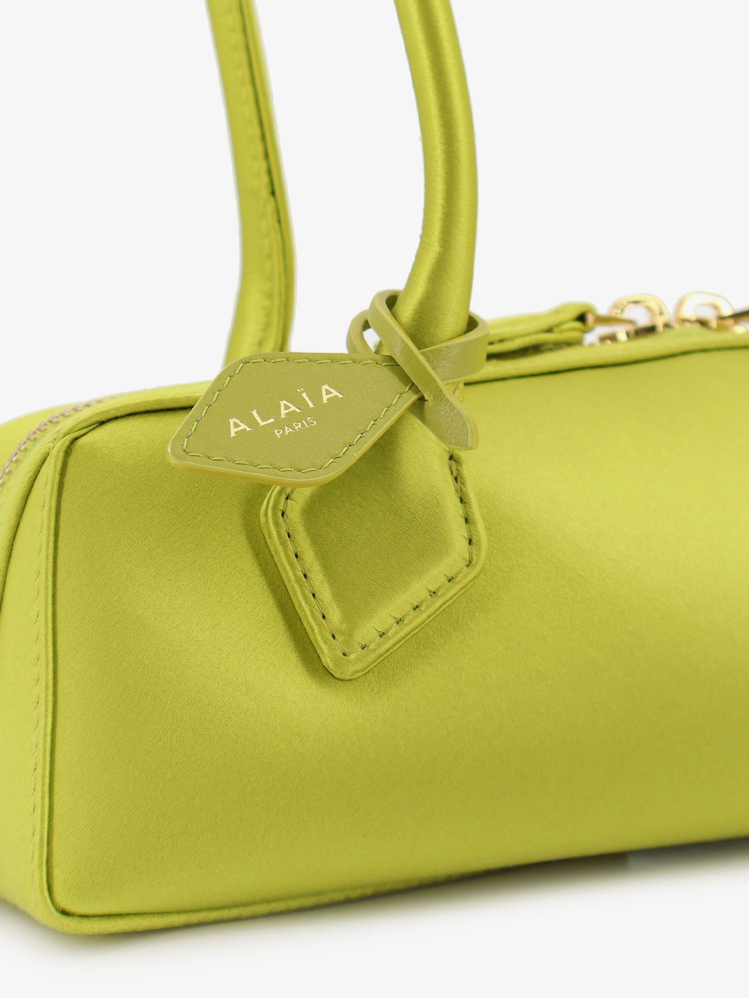 Alaia Le Teckel Satin Shoulder Bag With Front Logo Size ONE SIZE - 5 Thumbnail