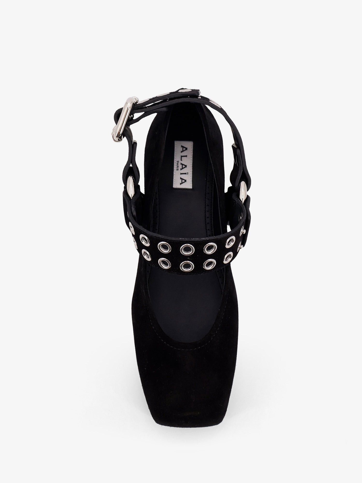 Alaia Suede Biker Flat Ballerinas Size US 7 / IT 37 - 5 Thumbnail