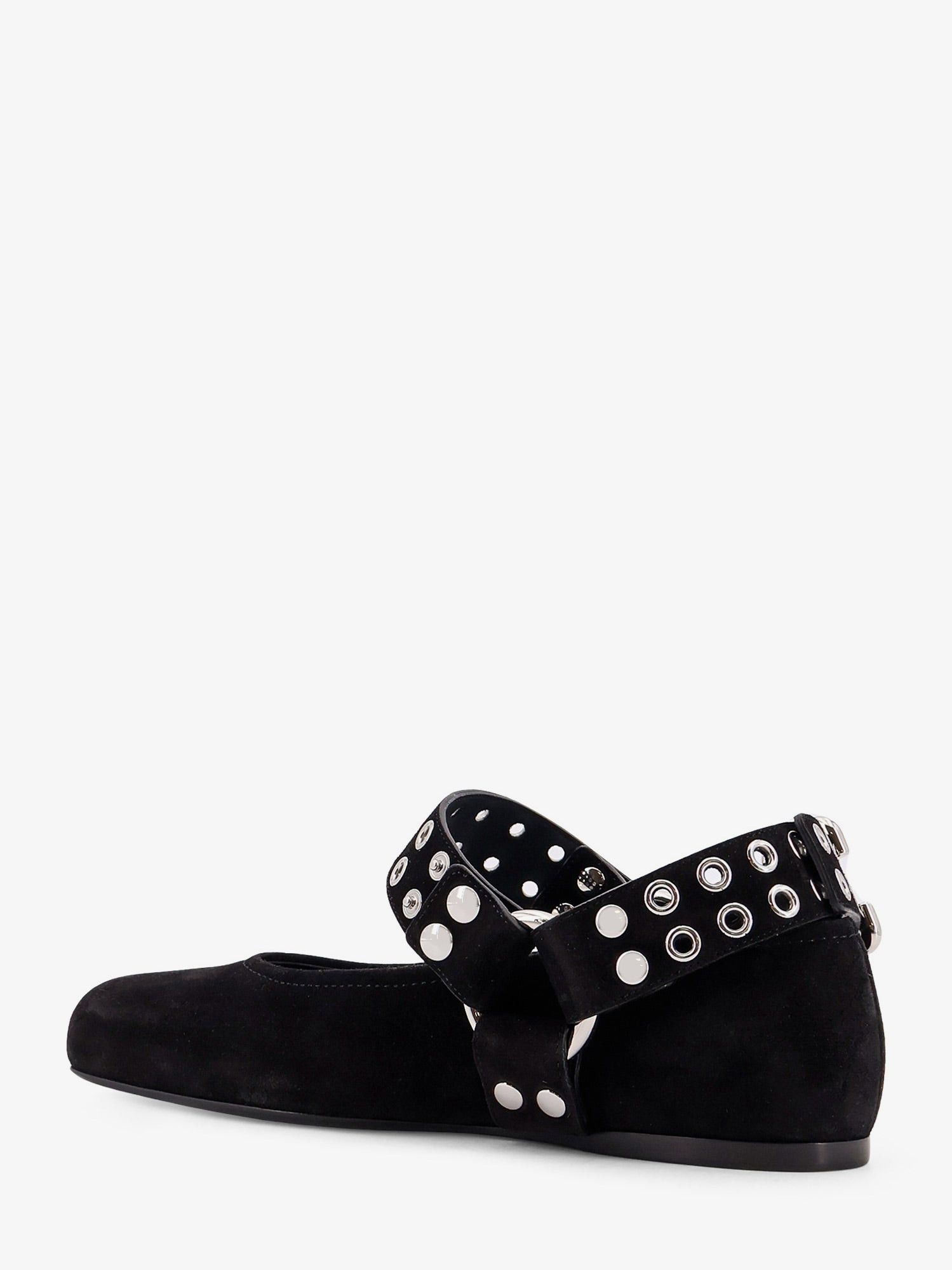 Alaia Suede Biker Flat Ballerinas Size US 7.5 / IT 37.5 - 4 Thumbnail